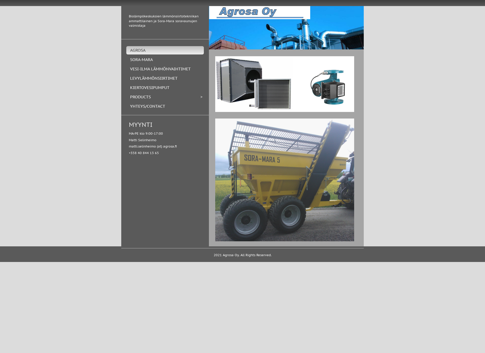 Screenshot for agrosa.fi