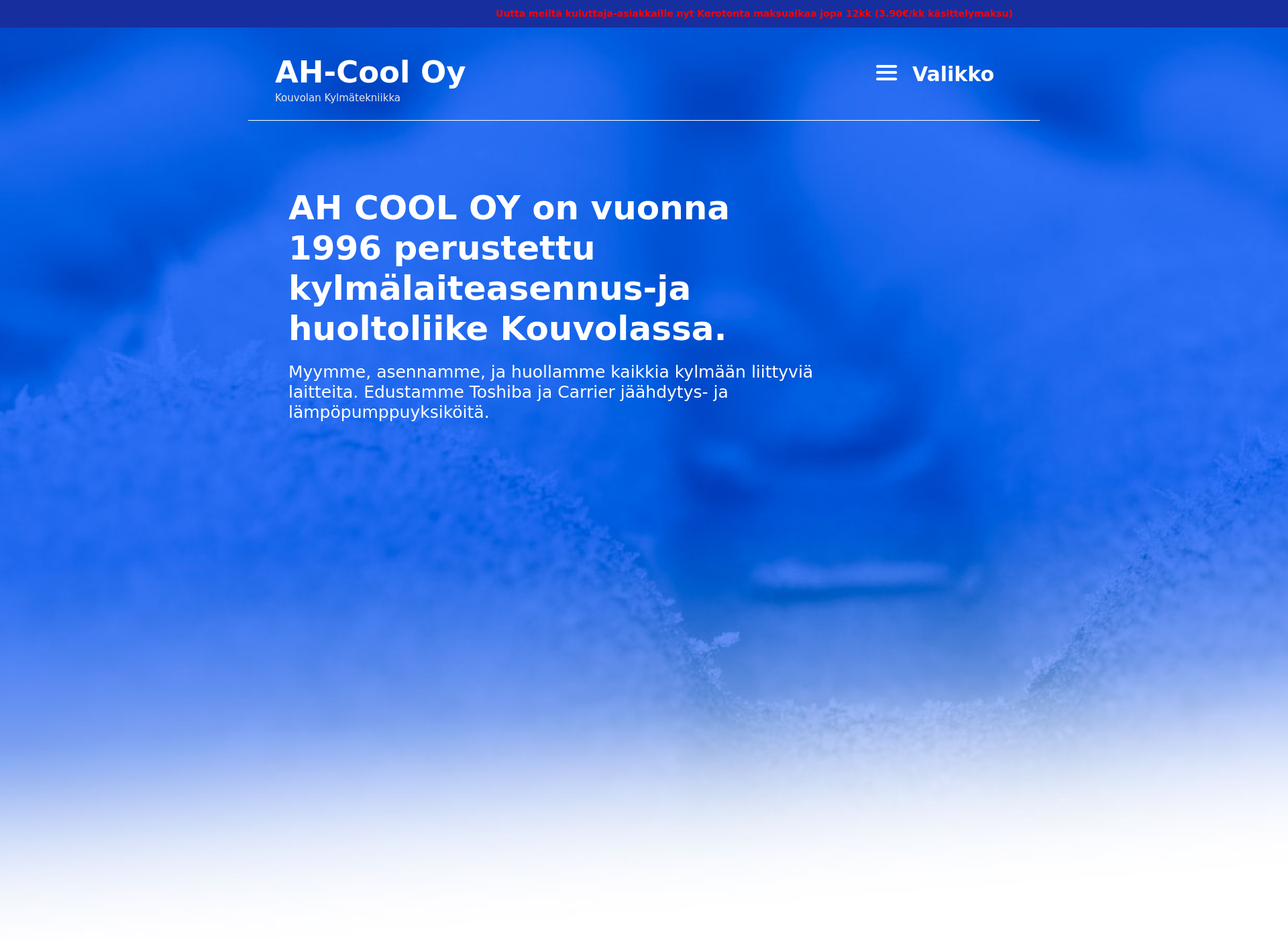 Screenshot for ahcool.fi