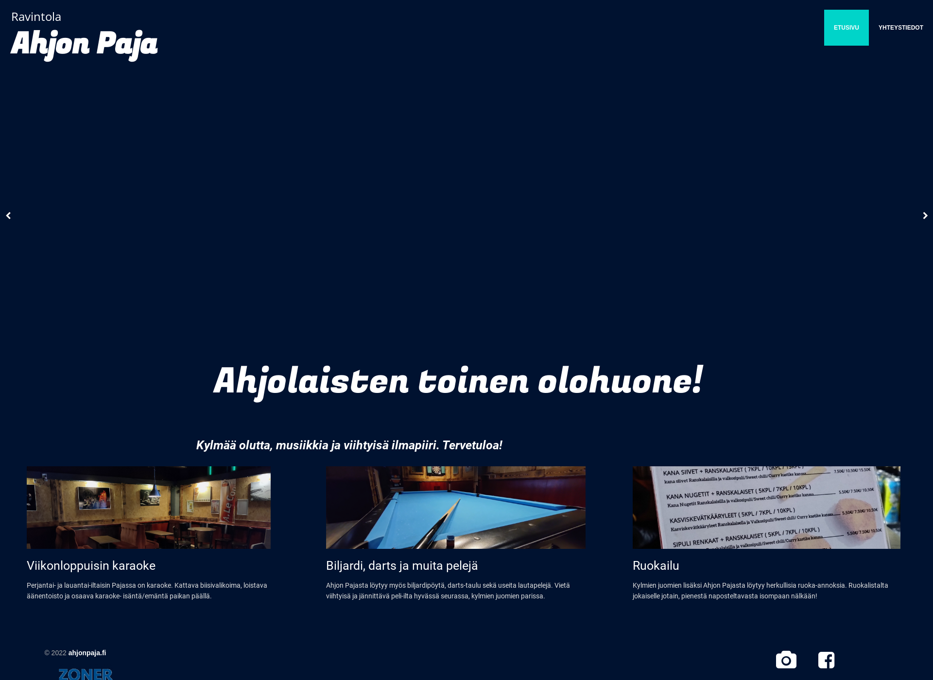 Screenshot for ahjonpaja.fi
