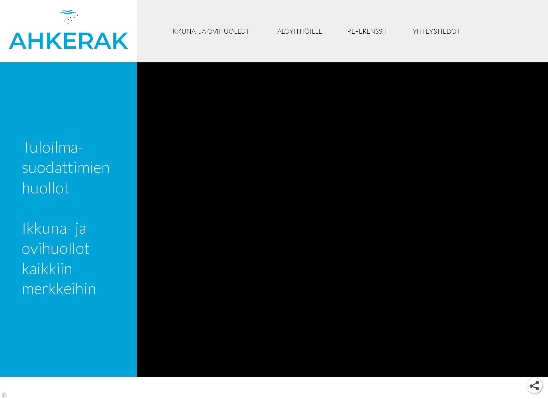 Screenshot for ahkerak.fi
