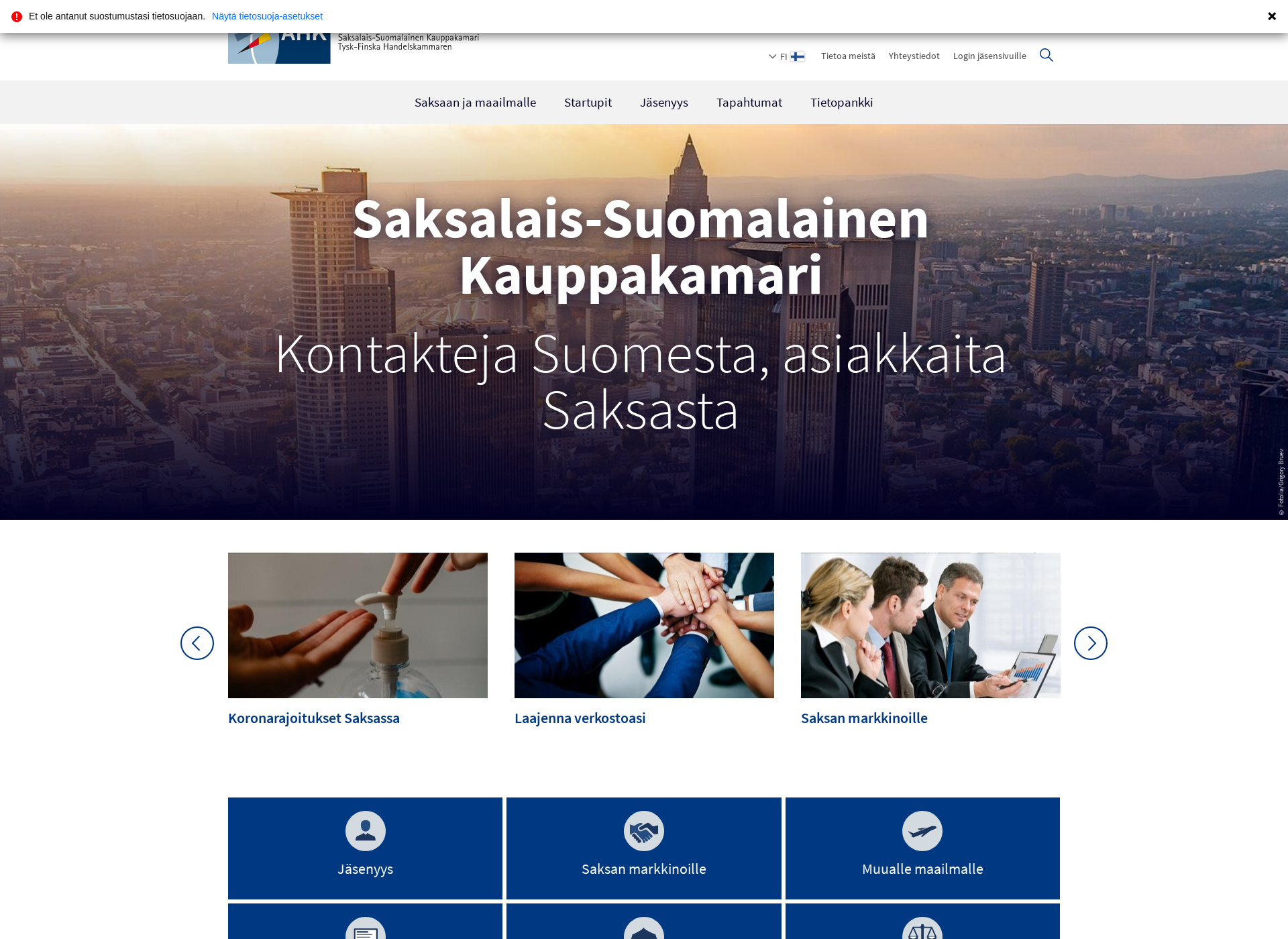 Screenshot for ahkfinnland.fi