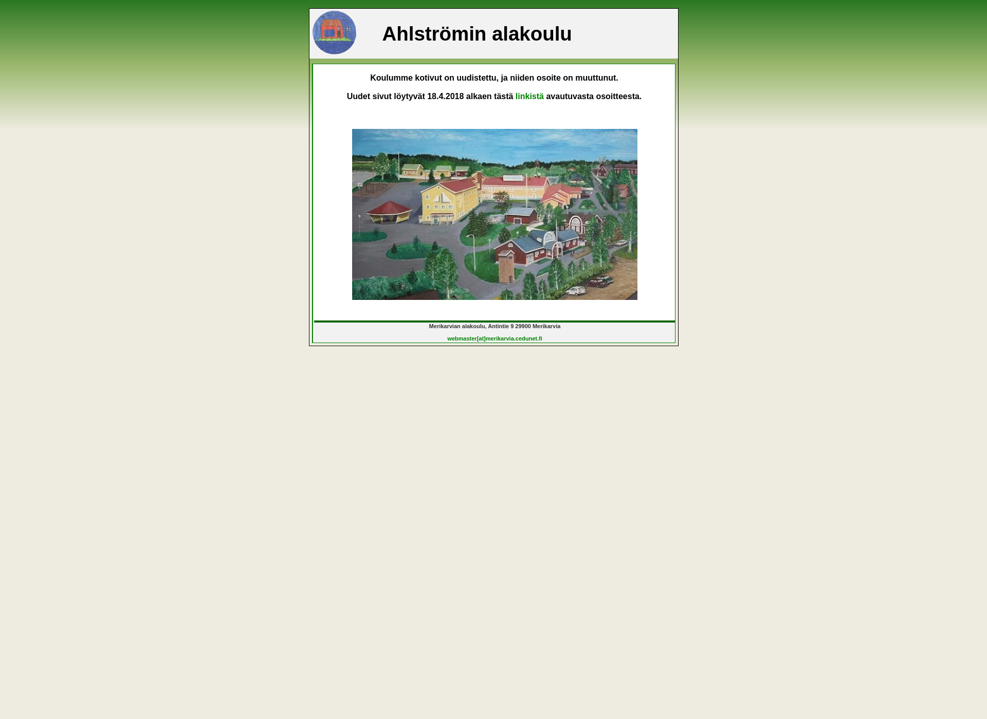 Screenshot for ahlstrominalakoulu.fi