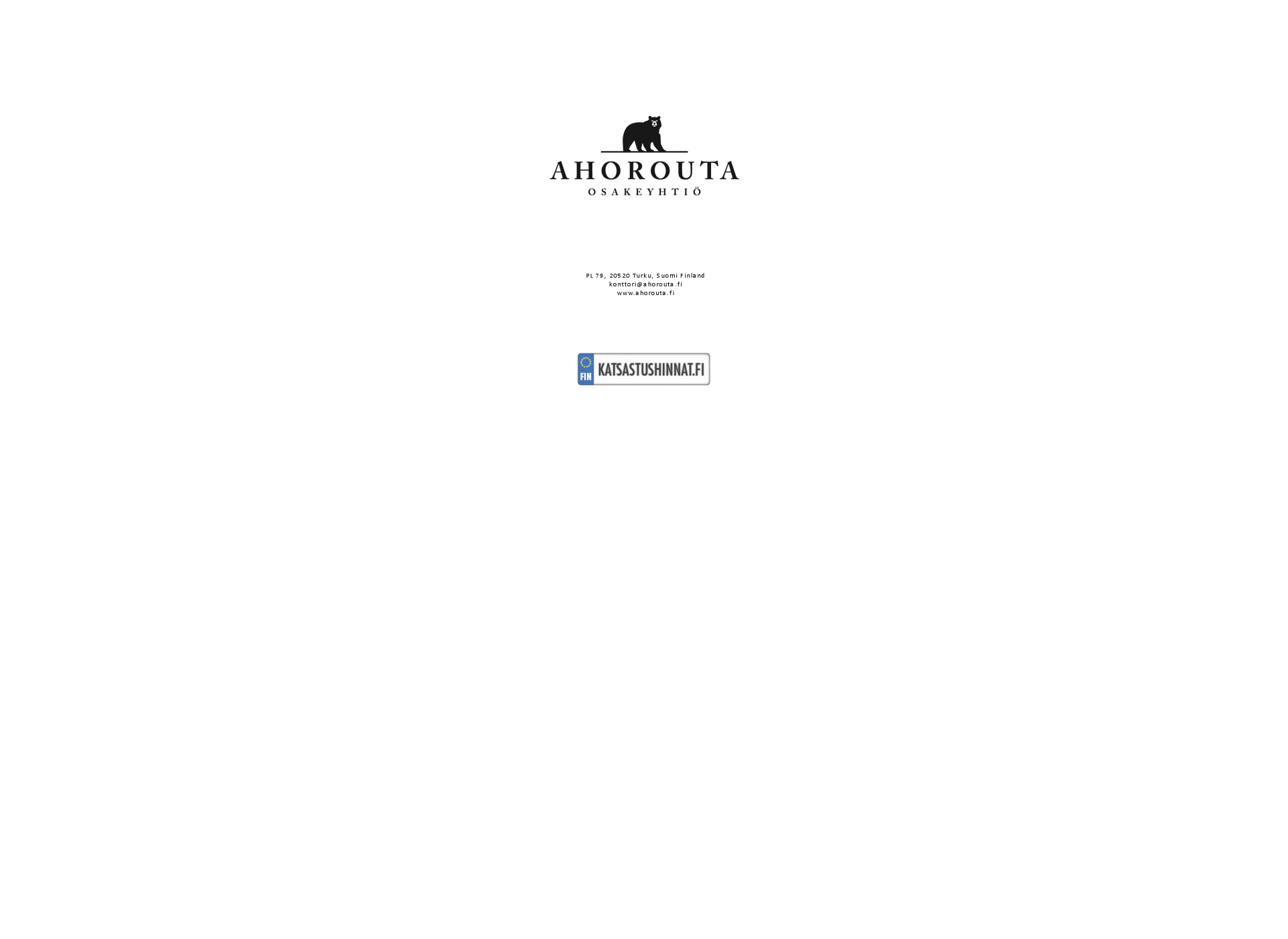 Screenshot for ahorouta.fi