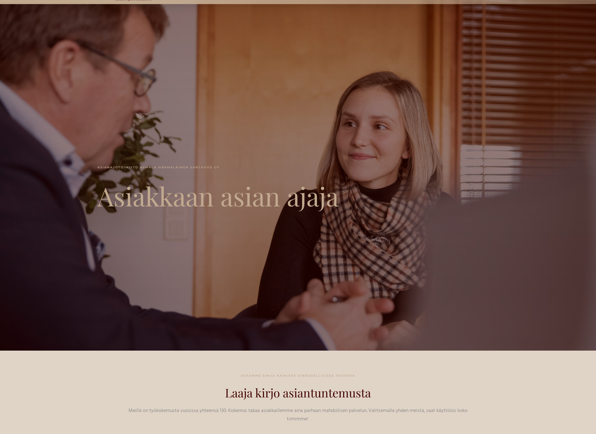 Skärmdump för ahslaki.fi