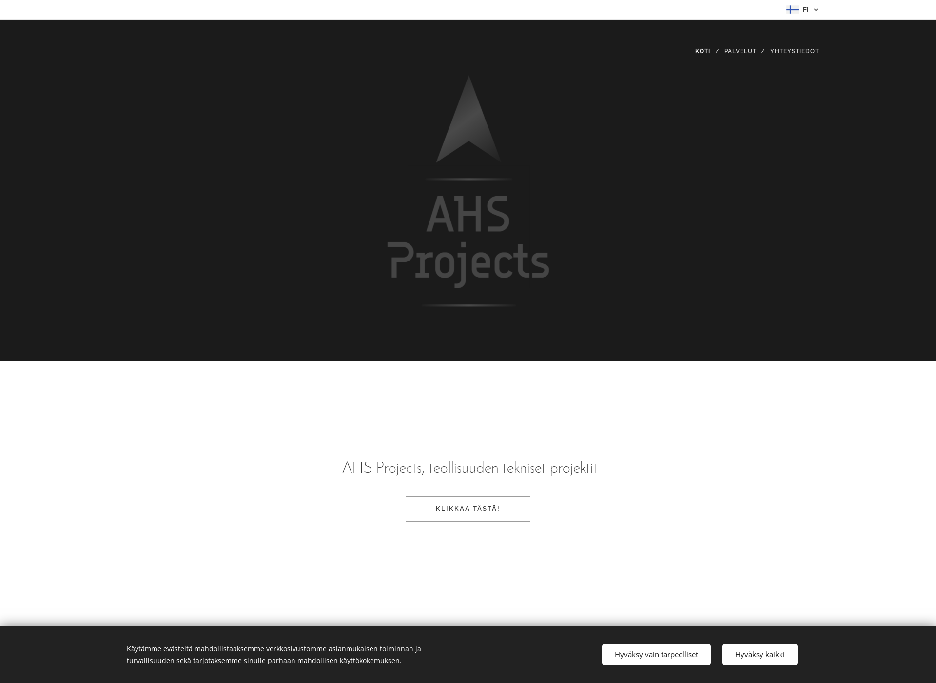 Screenshot for ahsprojects.fi