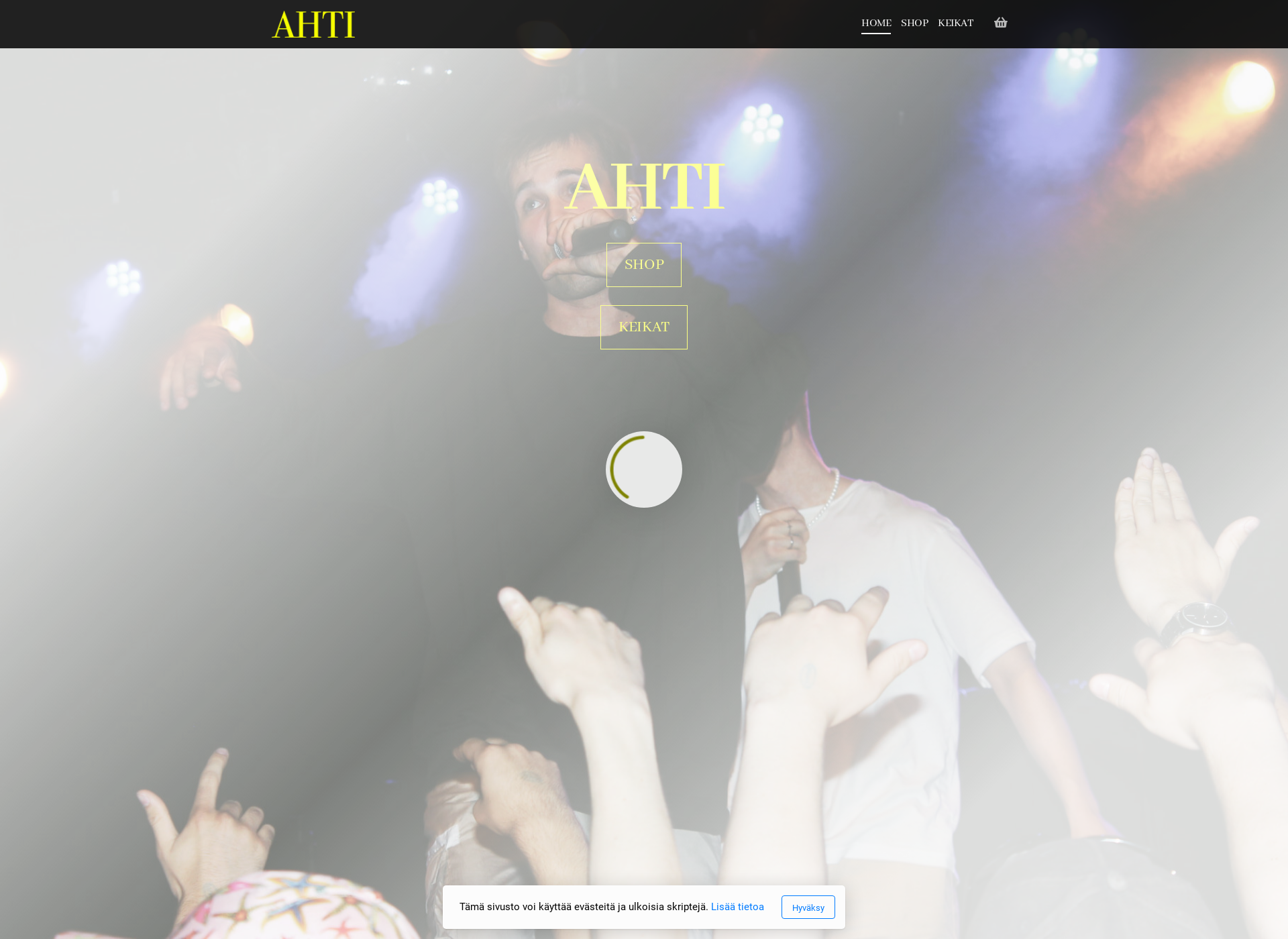 Screenshot for ahtimusic.fi