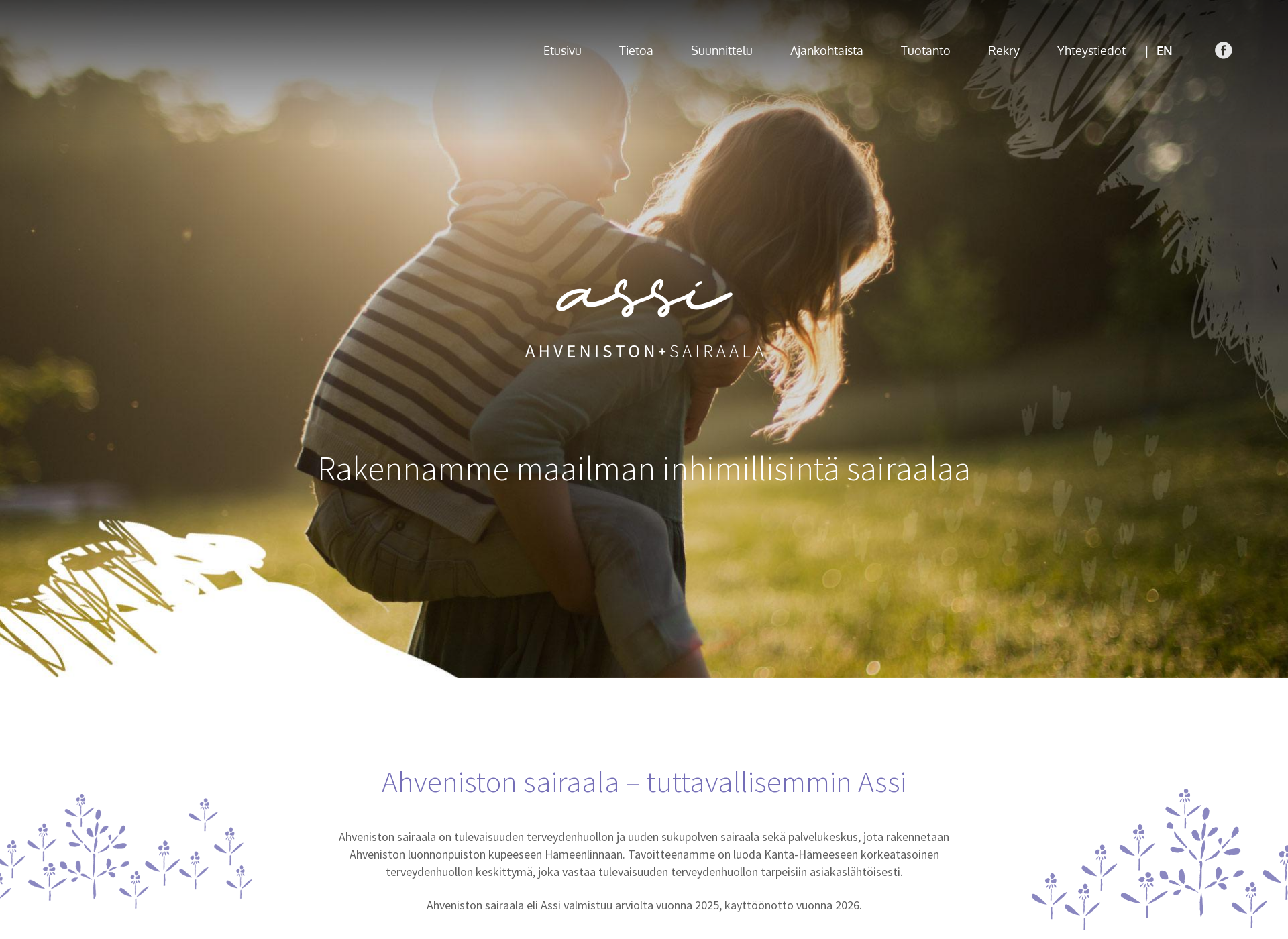 Screenshot for ahvenistonsairaala.fi