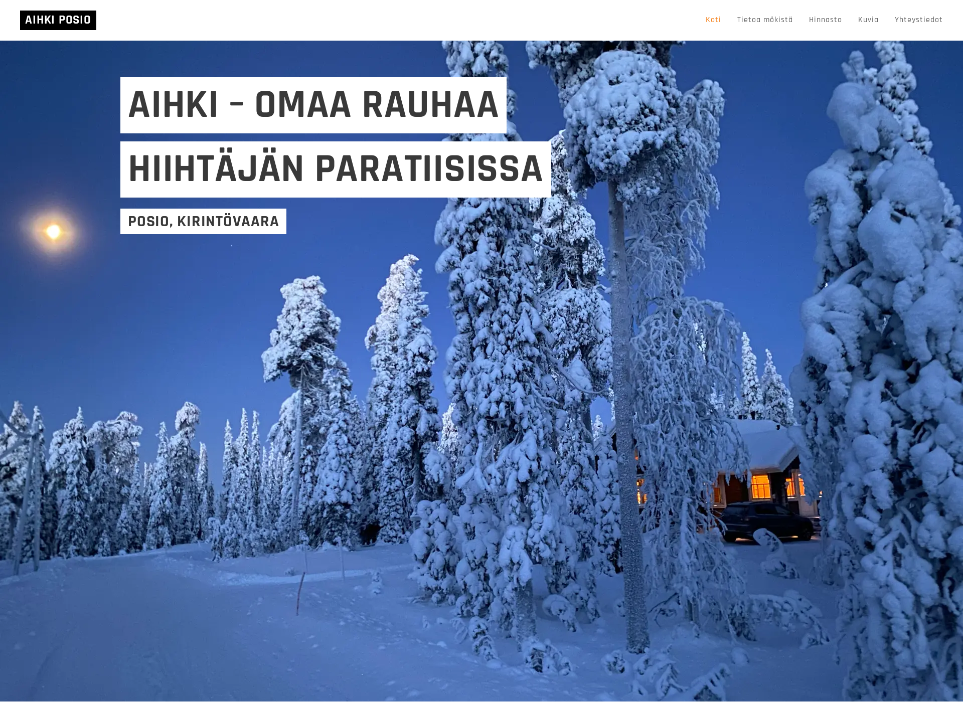 Screenshot for aihkiposio.fi