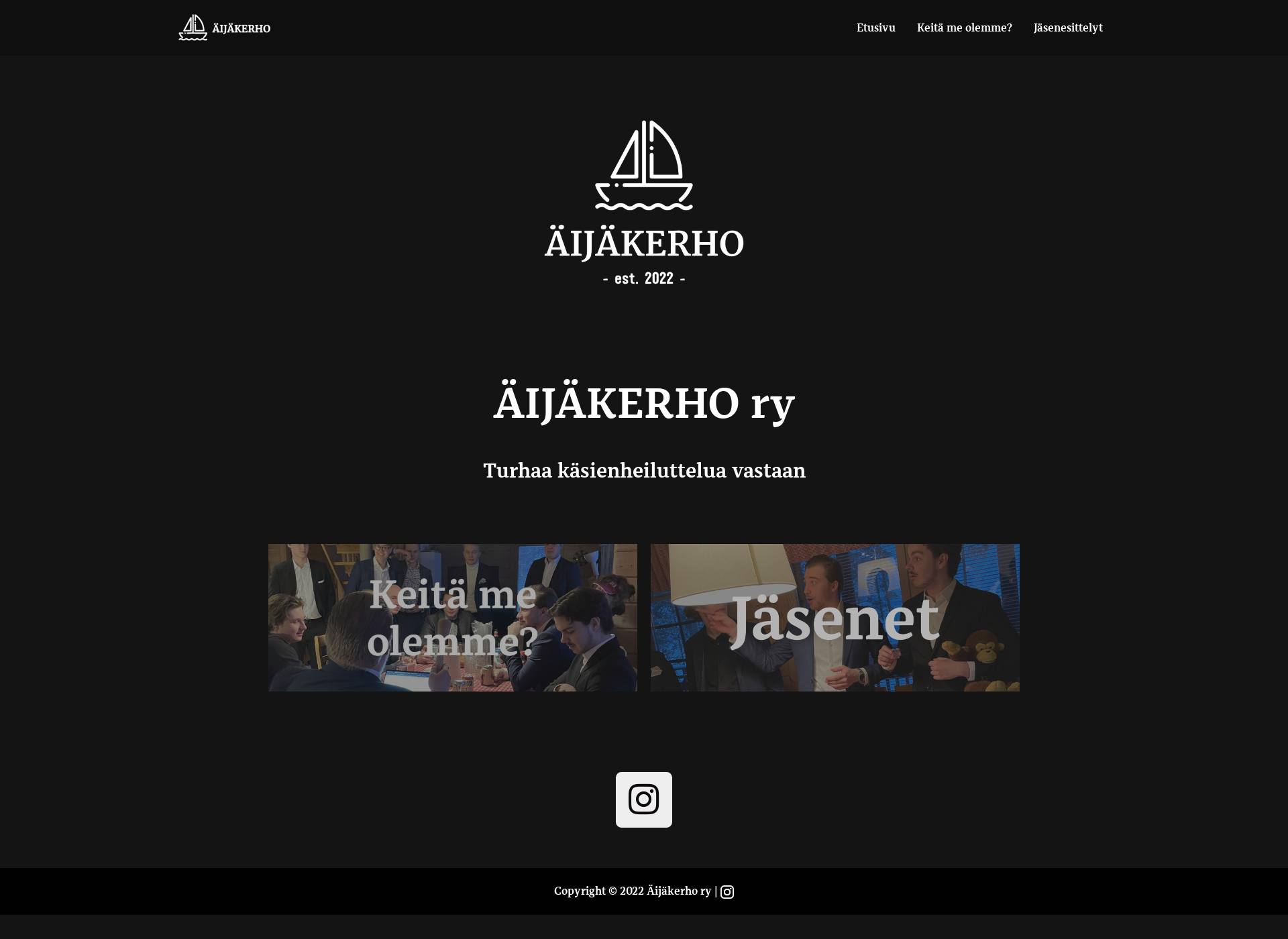 Screenshot for aijakerho.fi