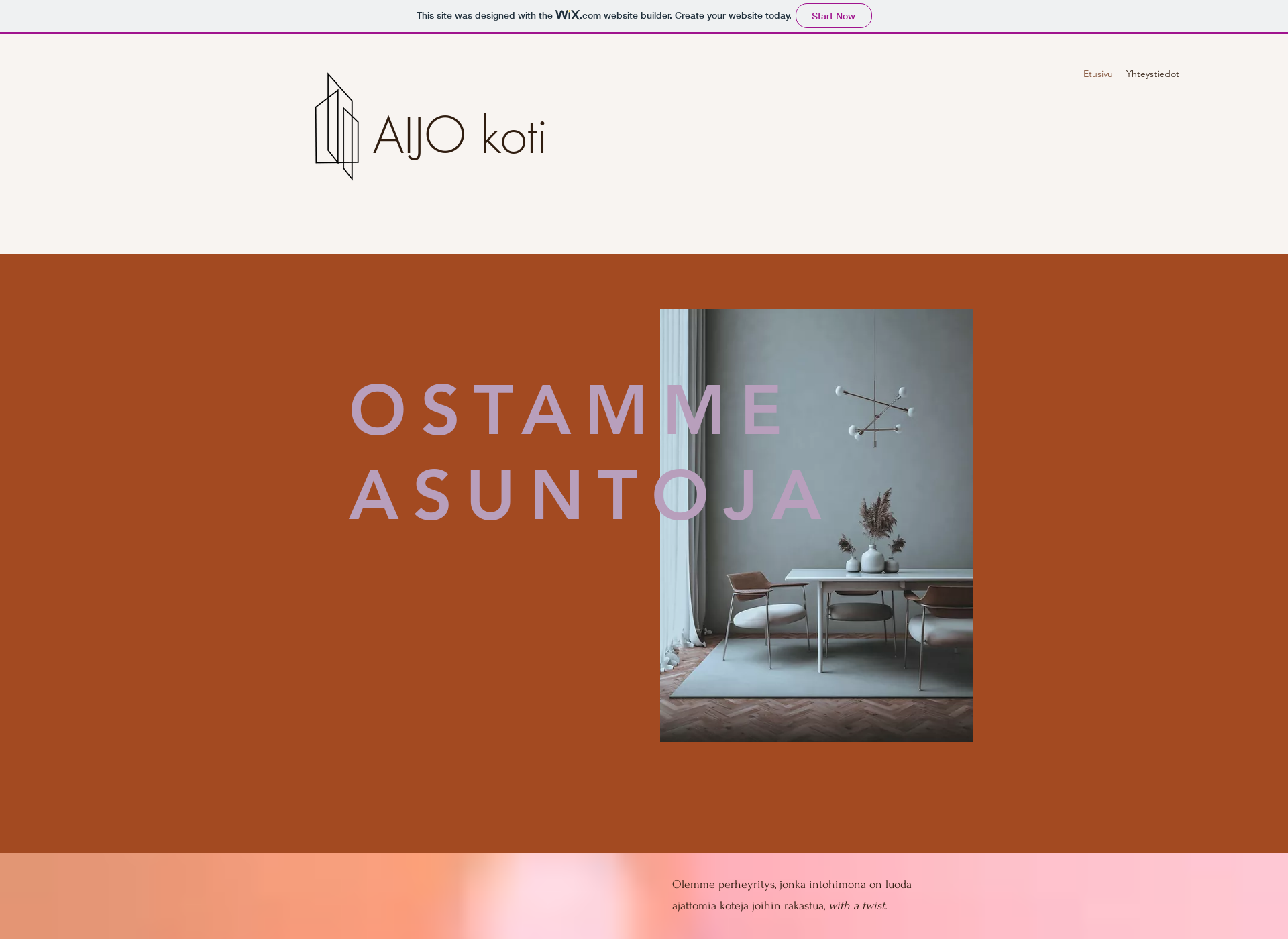 Screenshot for aijokoti.fi