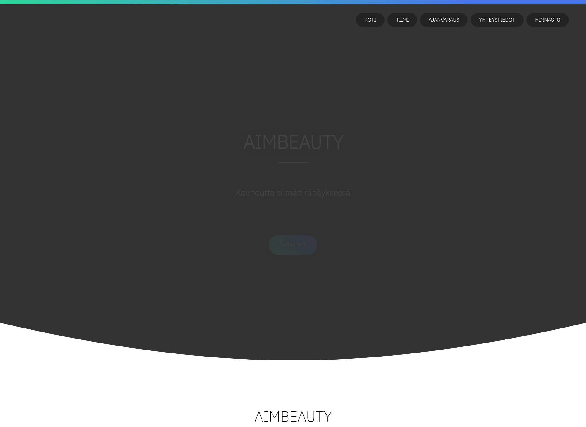 Screenshot for aimbeauty.fi