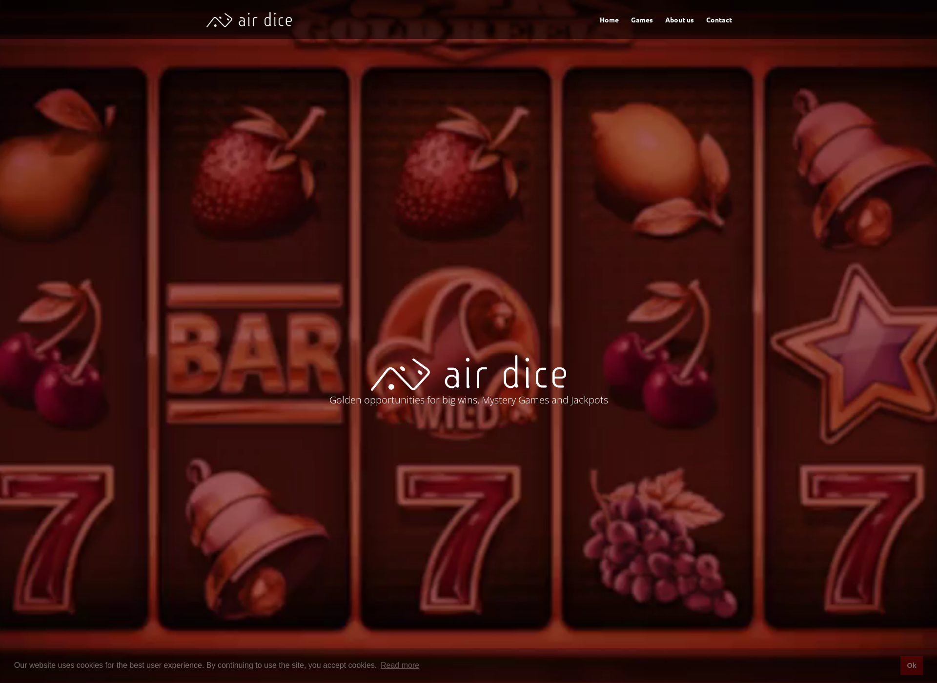 Screenshot for airdice.com