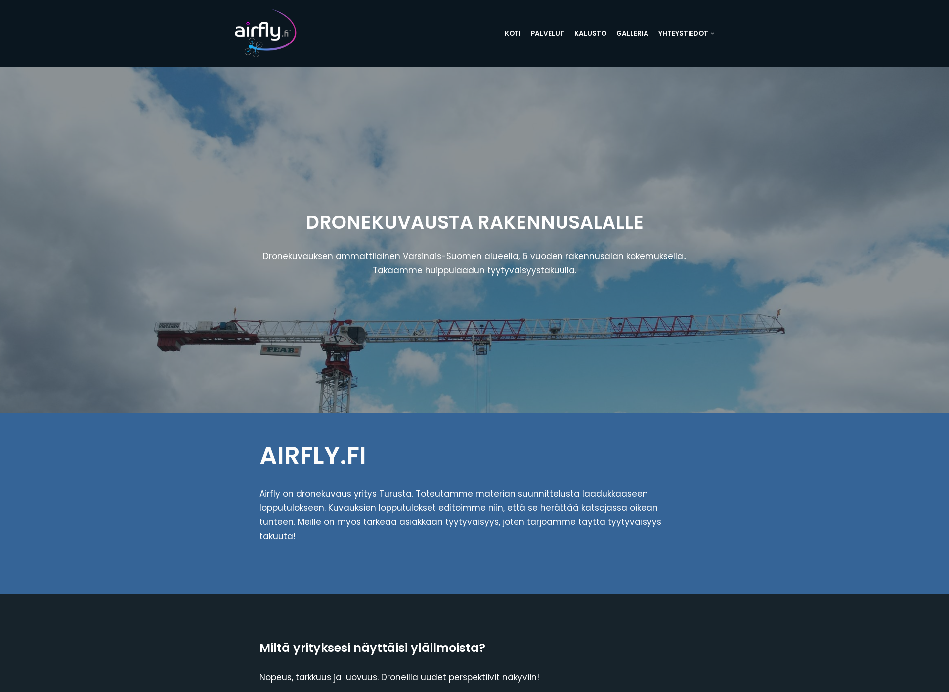 Screenshot for airfly.fi
