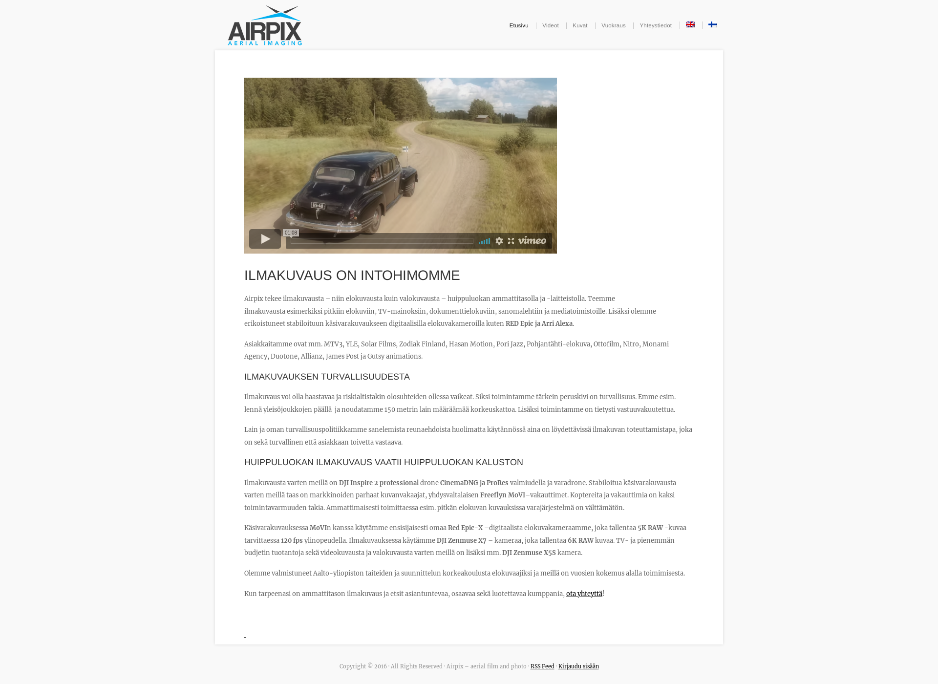 Screenshot for airpix.fi