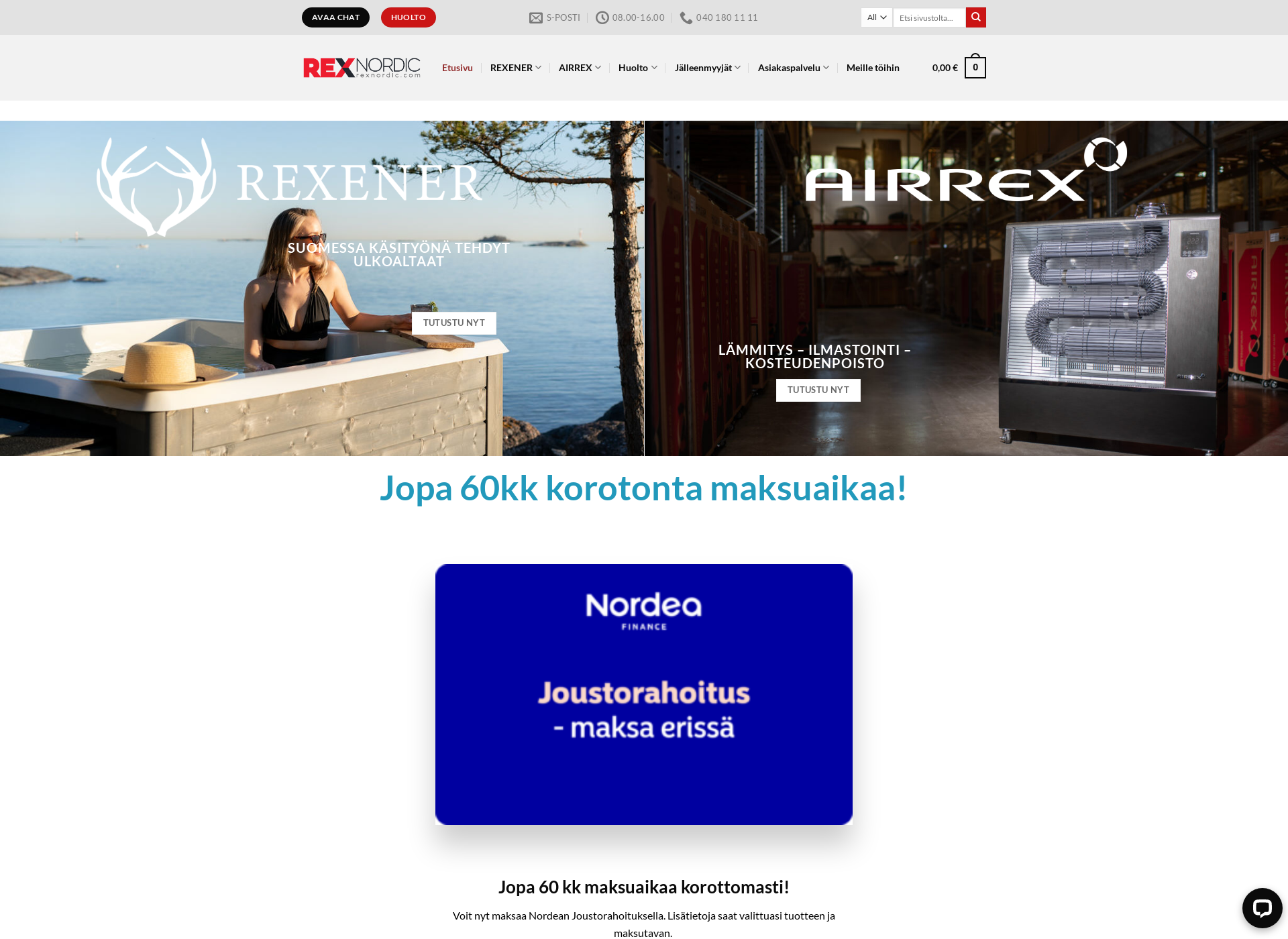 Näyttökuva airrex.fi
