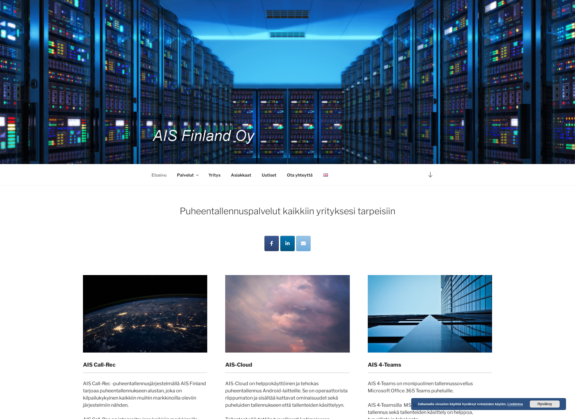 Screenshot for aisfinland.fi