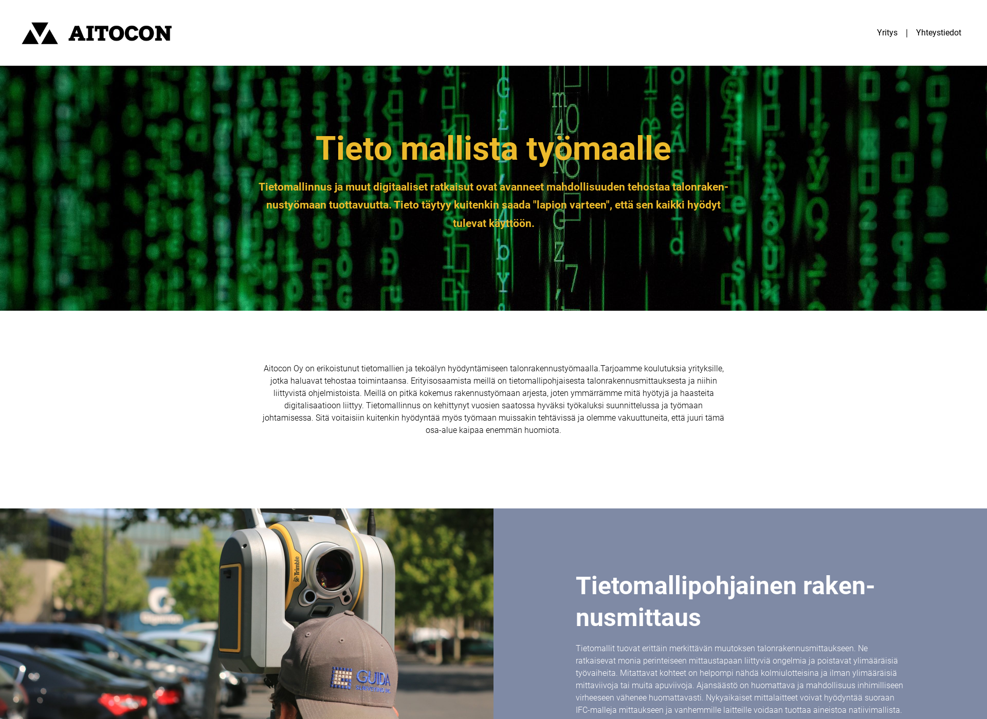 Screenshot for aitocon.fi