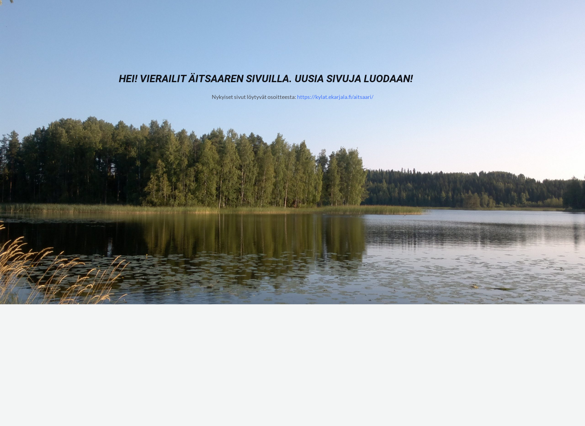 Screenshot for aitsaari.fi