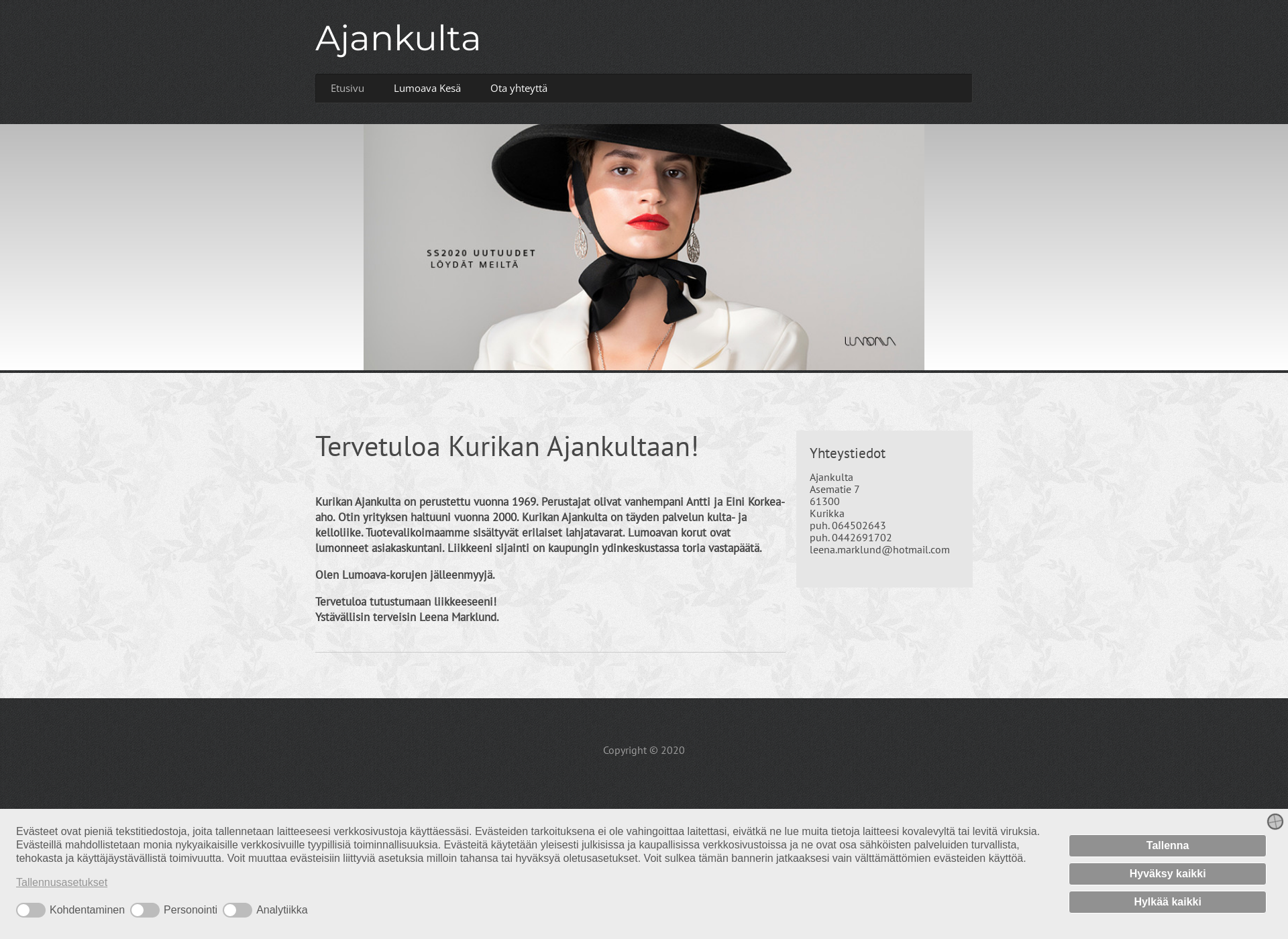 Screenshot for ajankulta.fi
