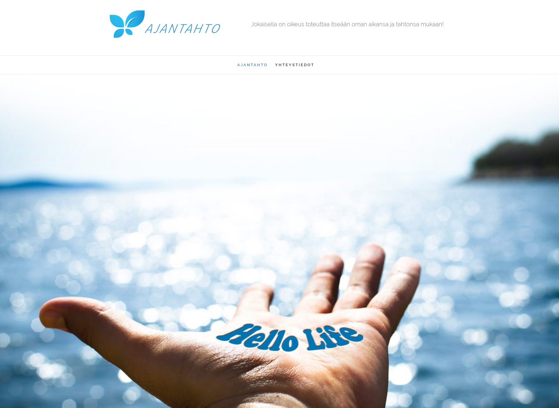 Screenshot for ajantahto.fi