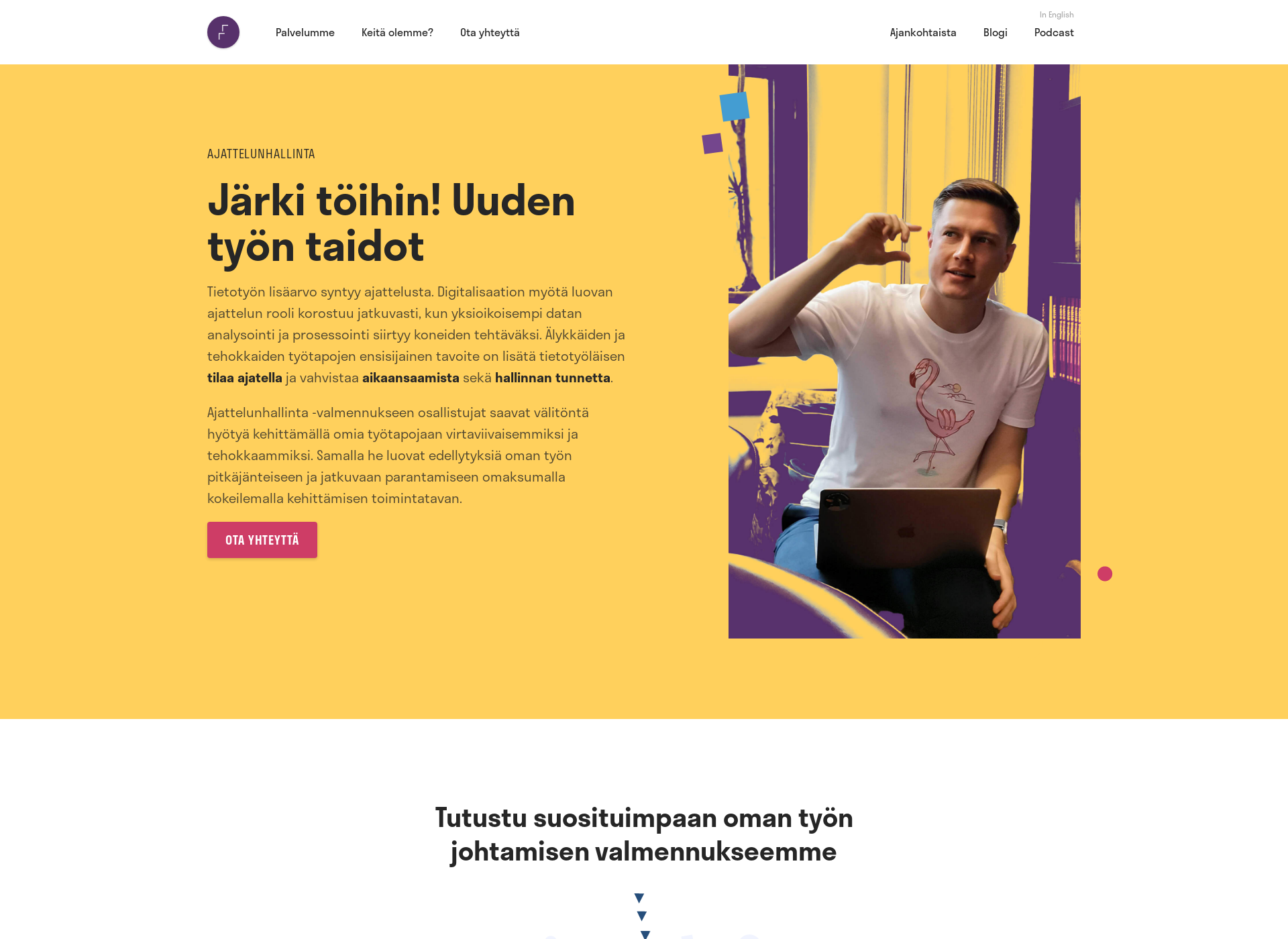 Screenshot for ajattelunhallinta.fi