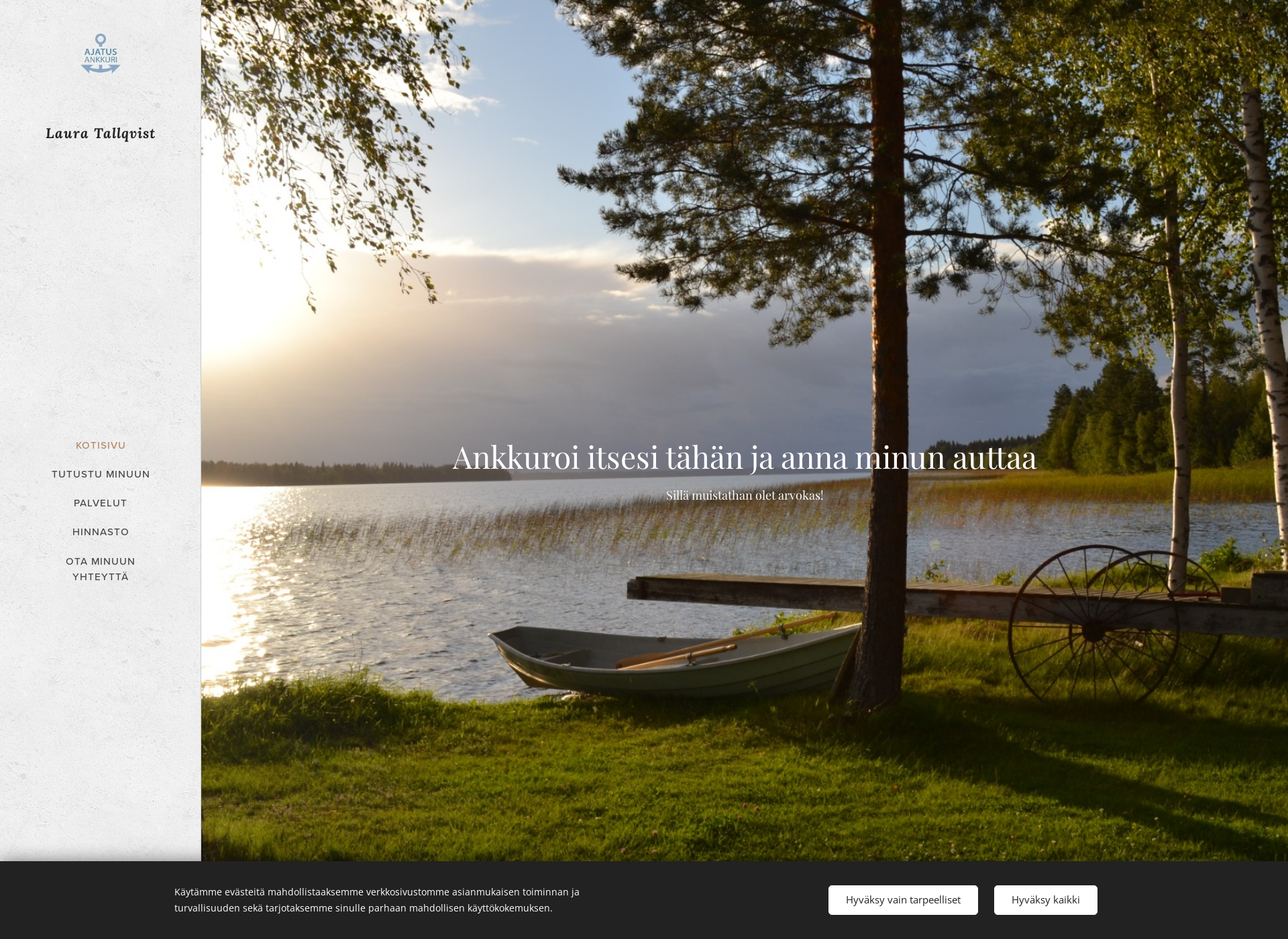 Screenshot for ajatusankkuri.fi