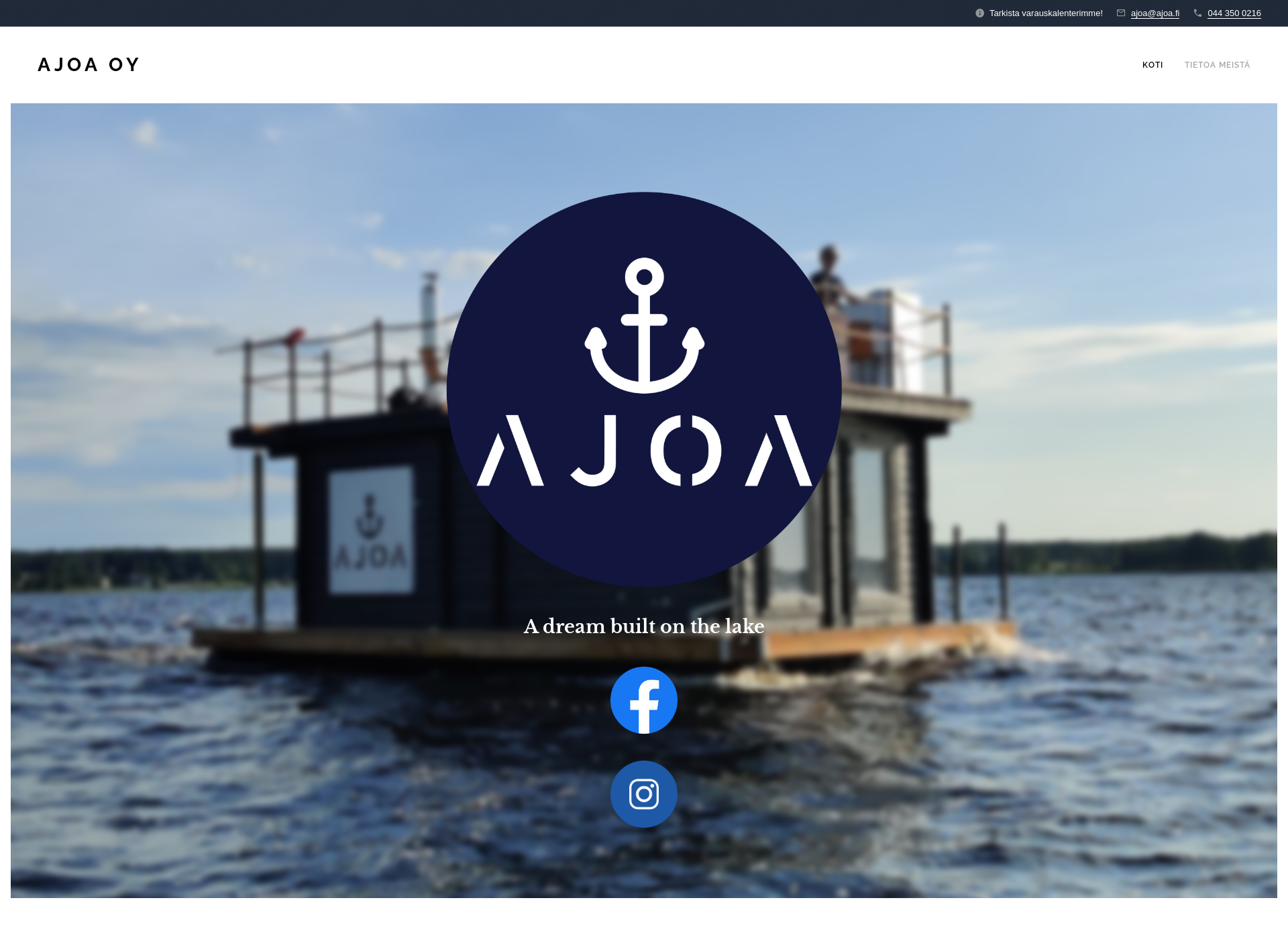 Screenshot for ajoa.fi
