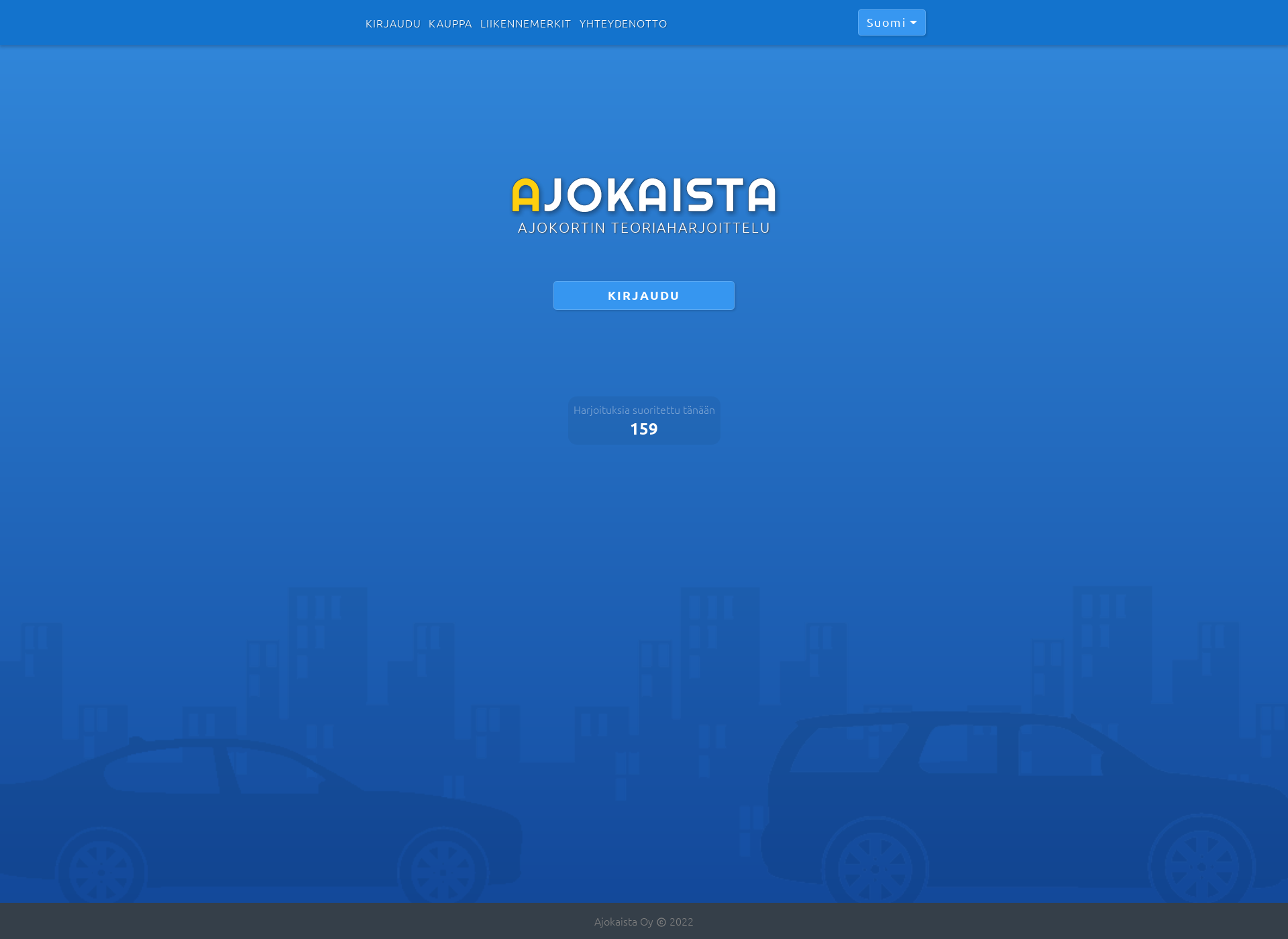 Screenshot for ajokaista.fi