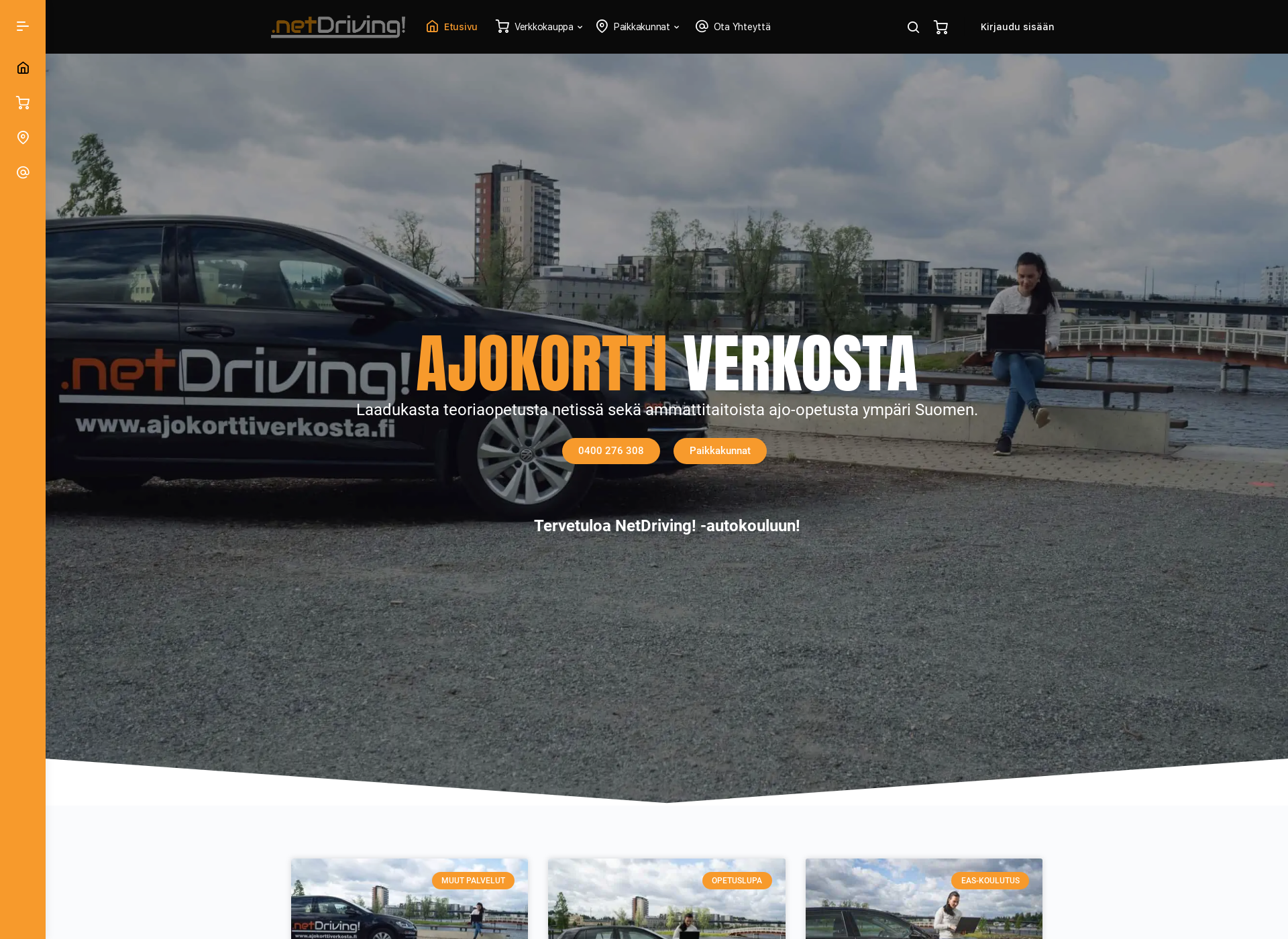 Screenshot for ajokorttiverkosta.fi