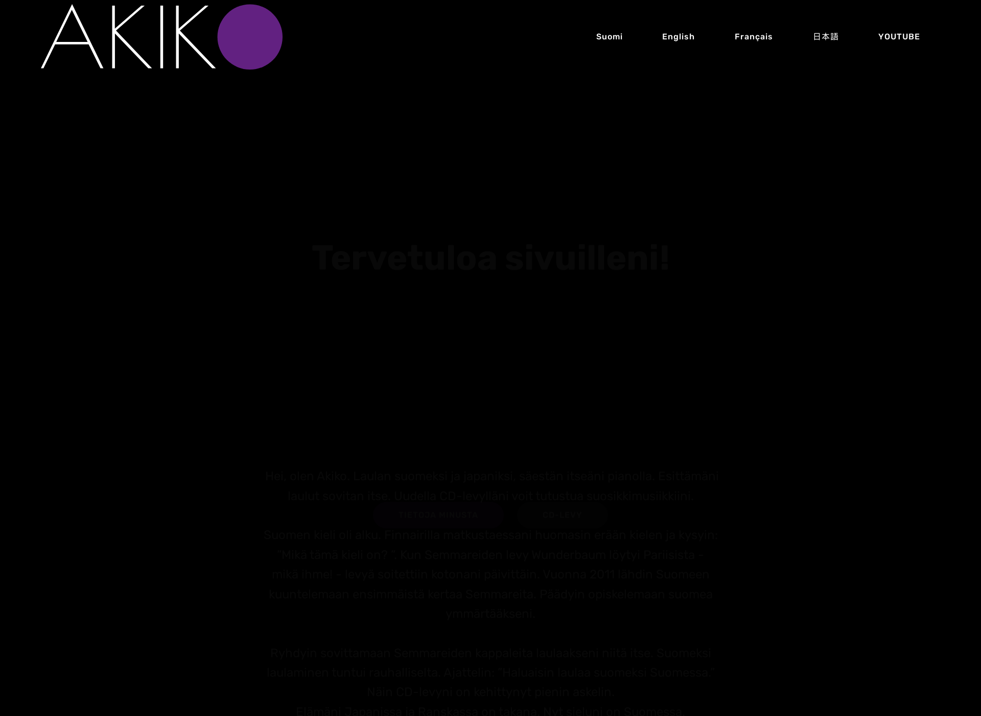 Screenshot for akiko.fi