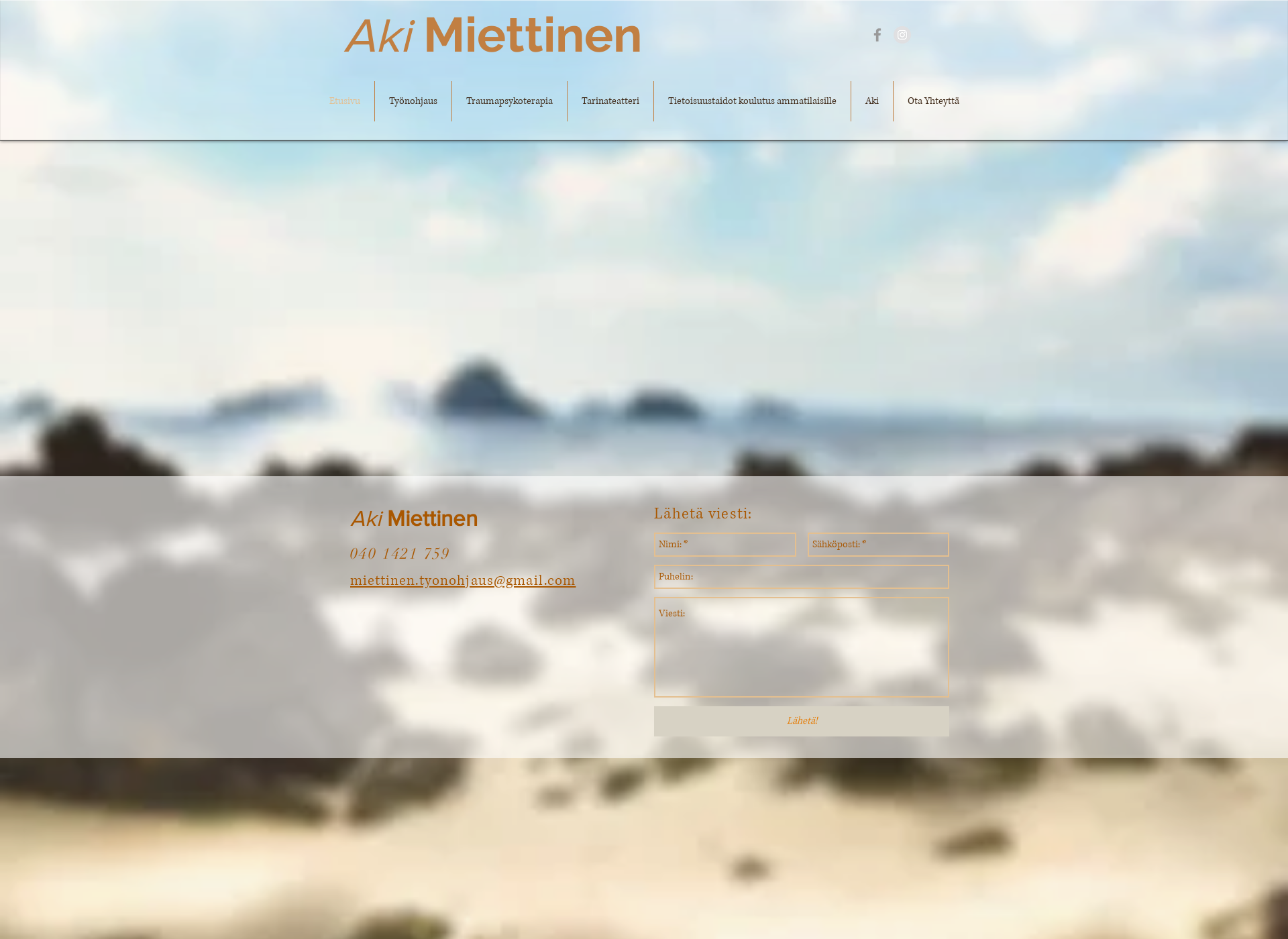 Screenshot for akimiettinen.com