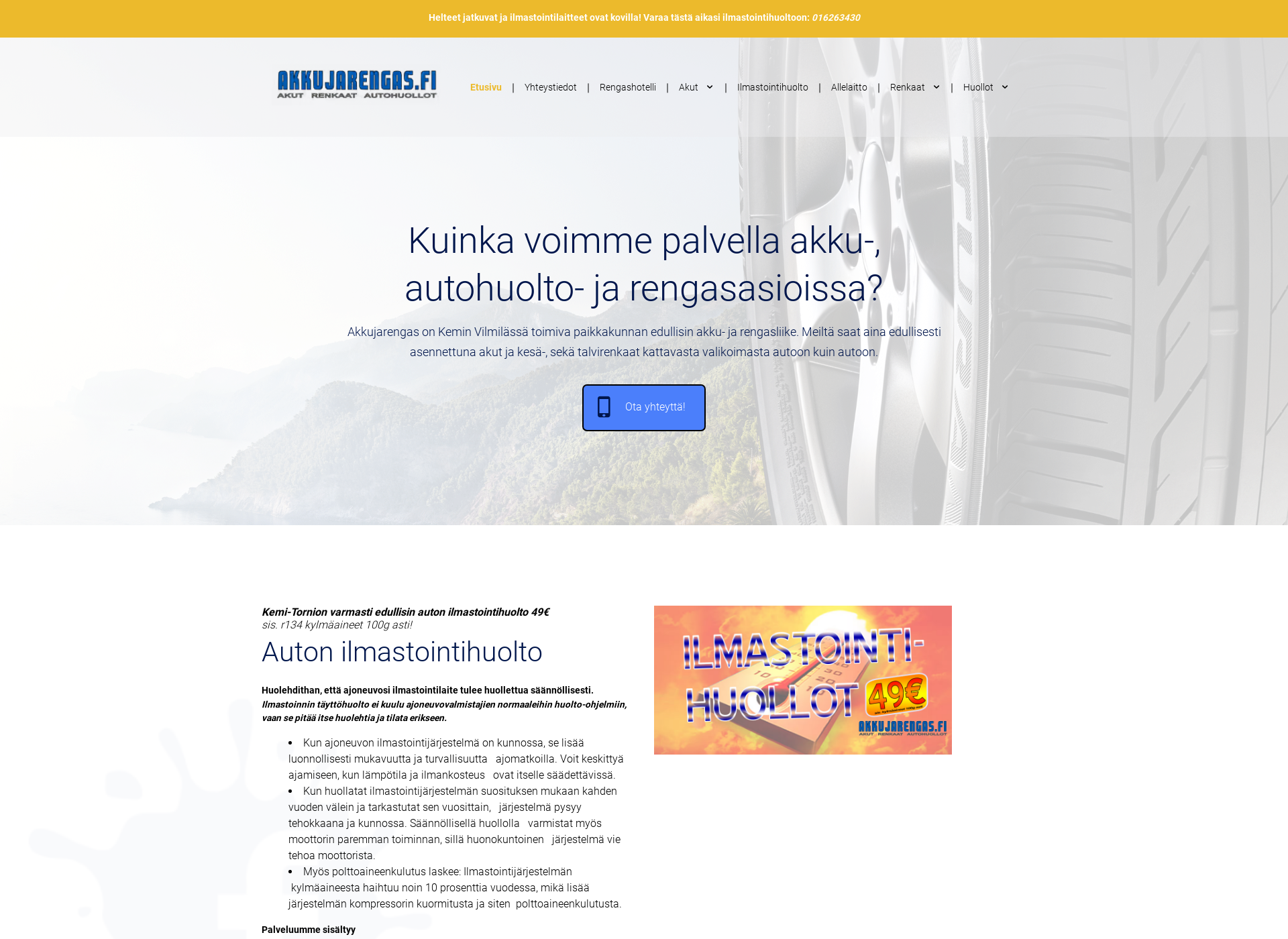 Screenshot for akkujarengas.fi