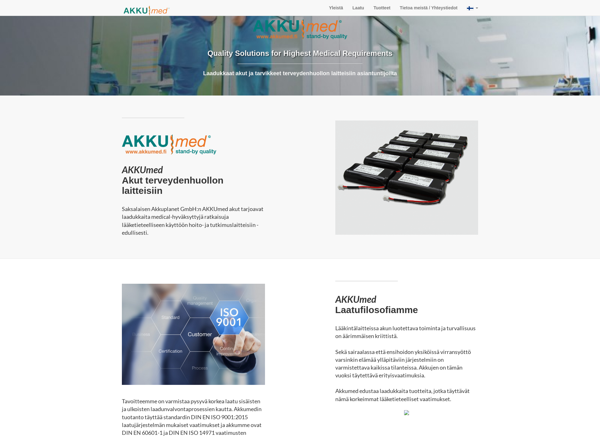 Screenshot for akkumed.fi