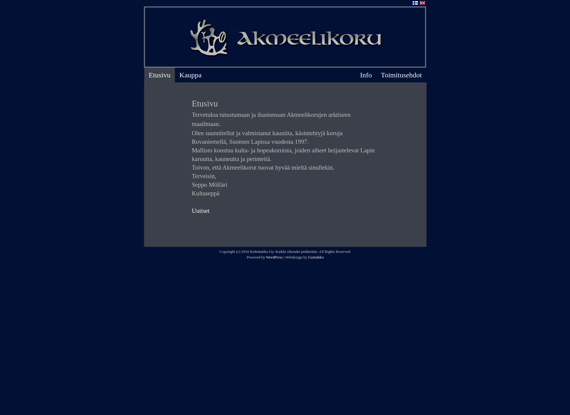 Screenshot for akmeelikoru.com