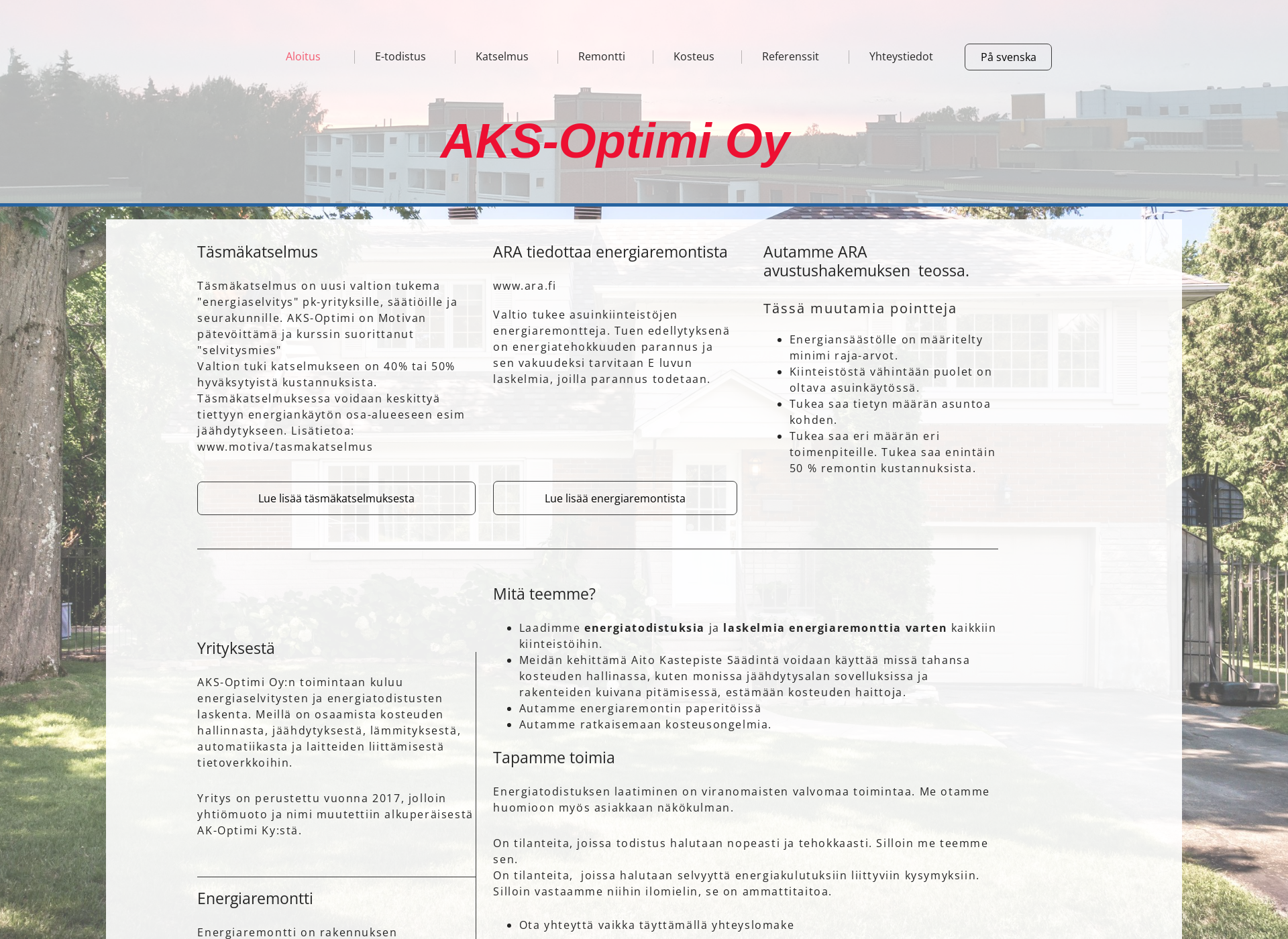 Screenshot for aks-optimi.fi