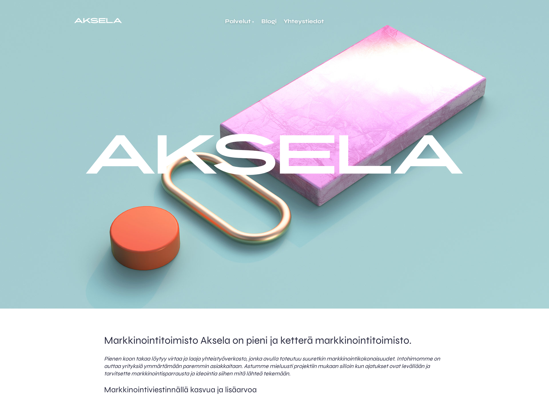 Screenshot for aksela.fi