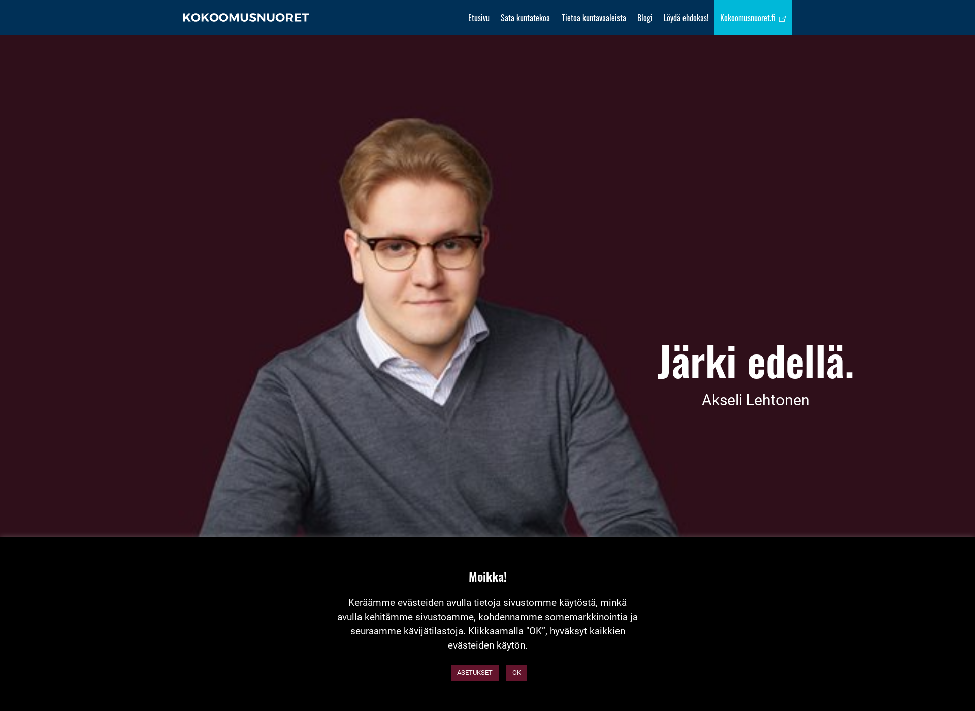 Skärmdump för akselilehtonen.fi