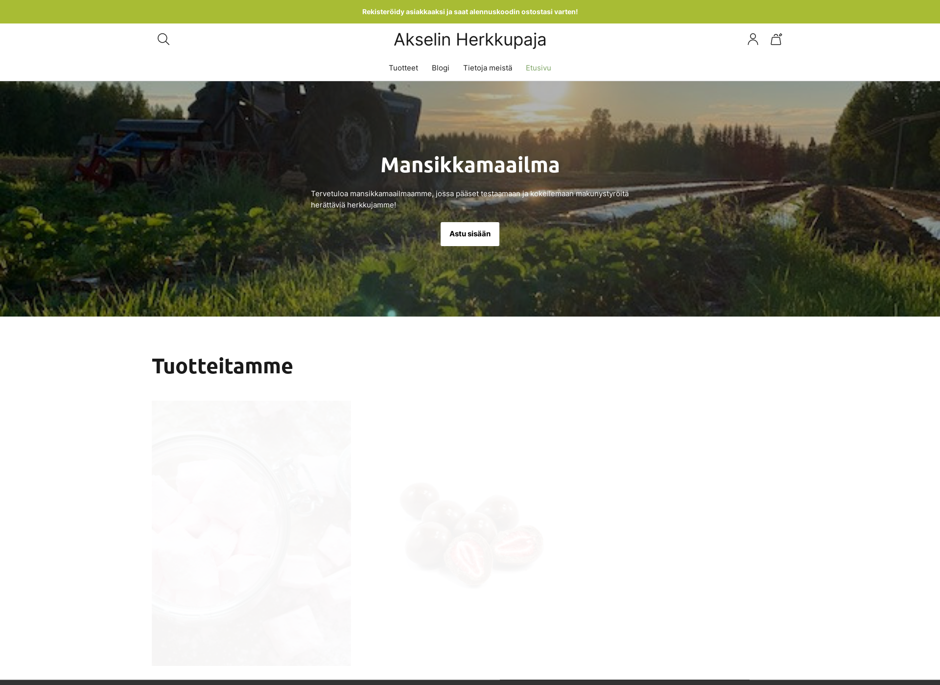 Screenshot for akselinherkkupaja.fi