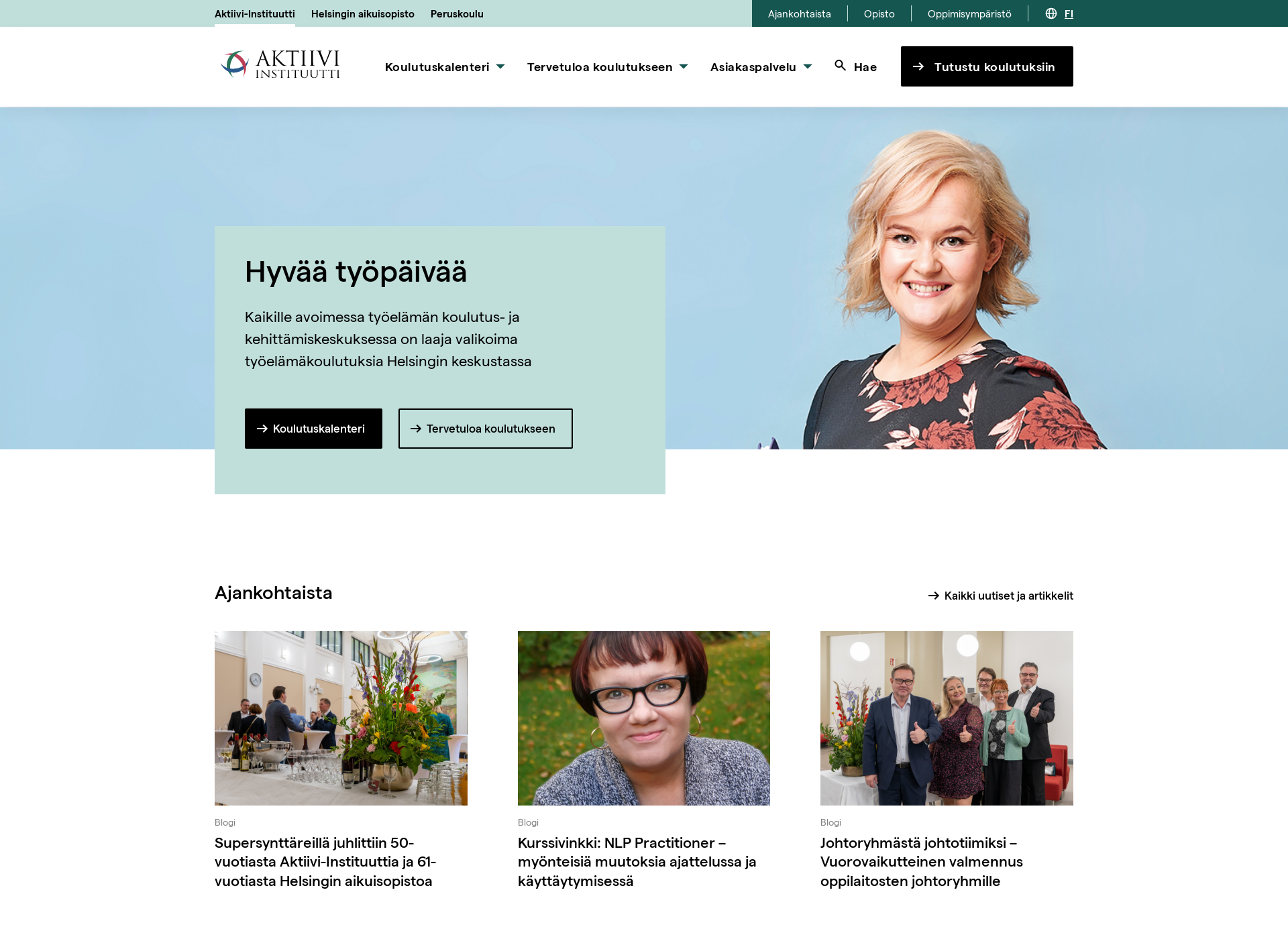 Screenshot for aktiivi-instituutti.fi