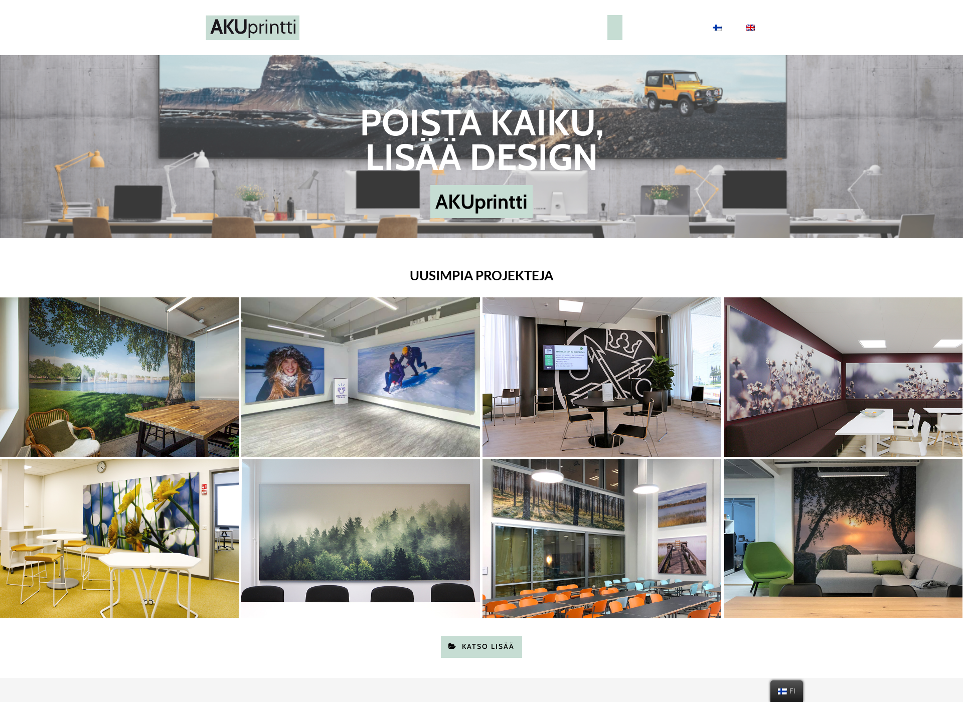 Screenshot for akuprintti.fi