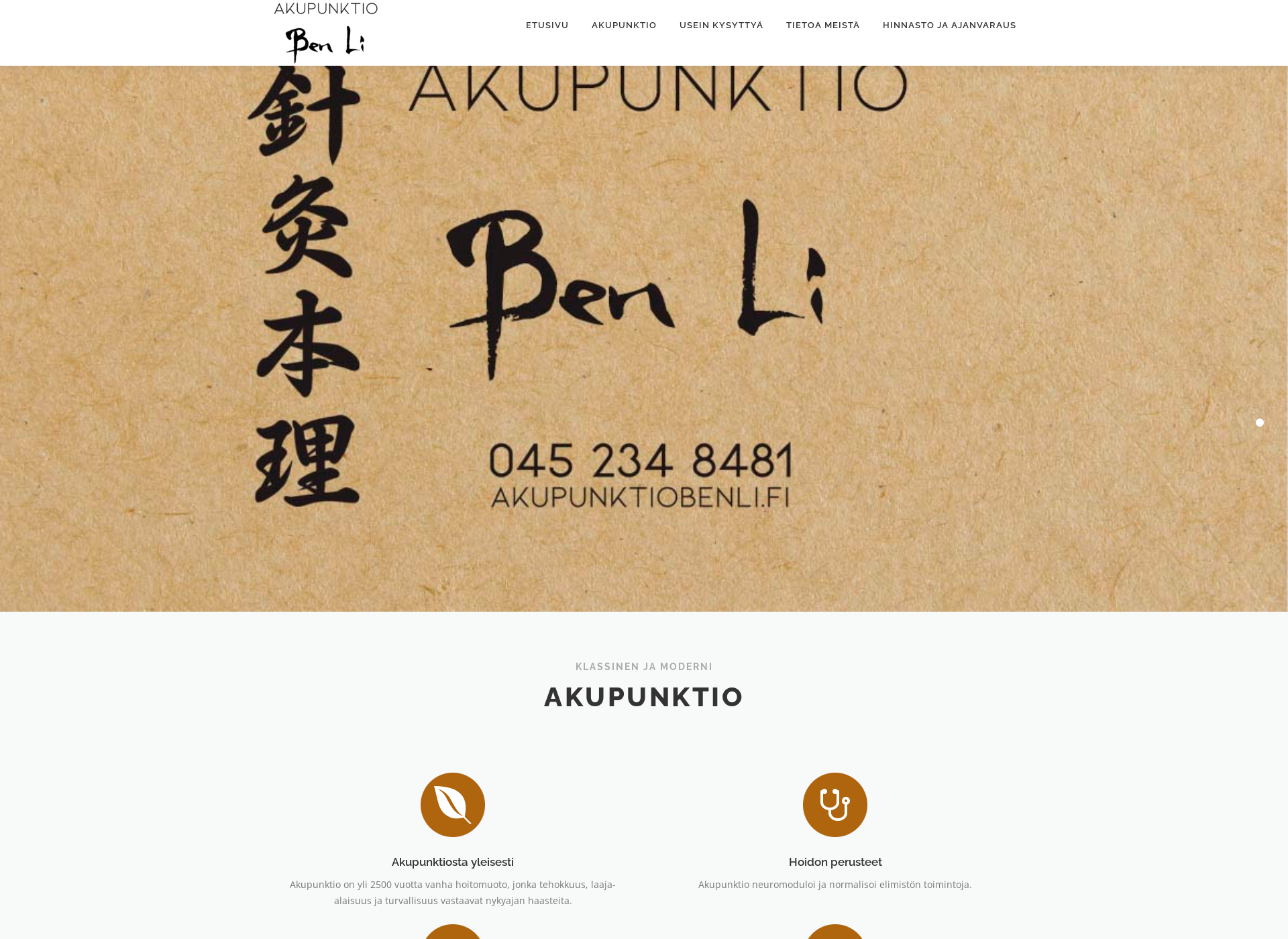 Screenshot for akupunktiobenli.fi