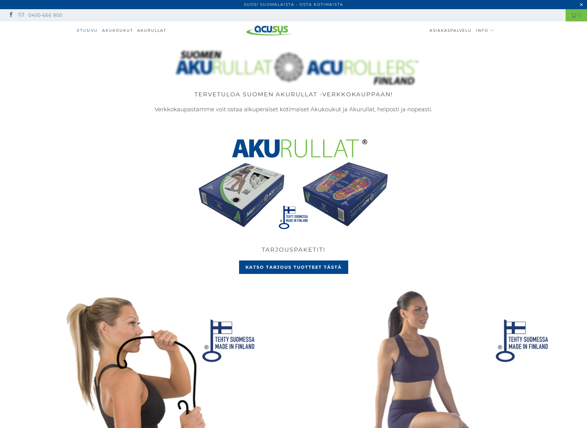 Screenshot for akurullat.fi