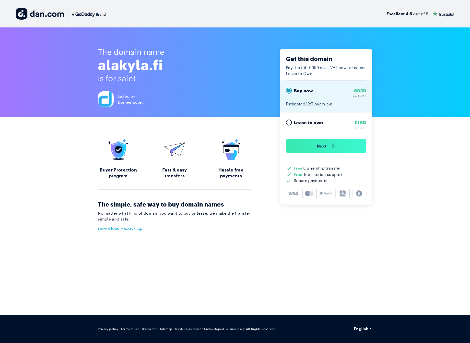 Screenshot for alakyla.fi
