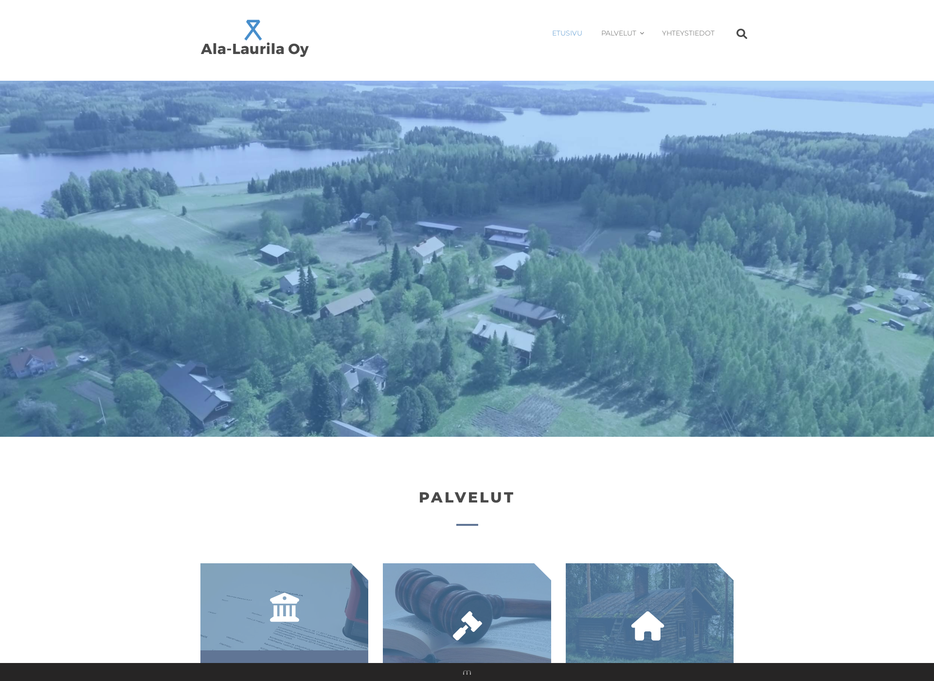 Screenshot for alalaurila.fi