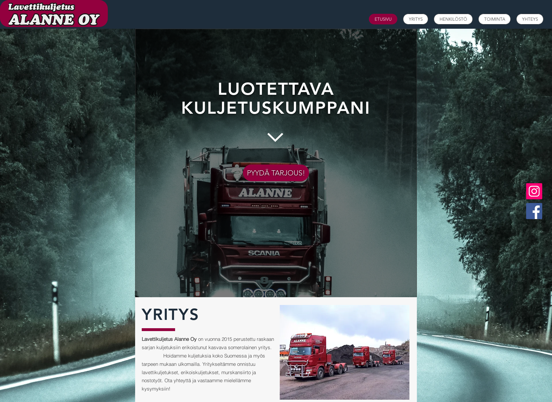 Screenshot for alanne.fi