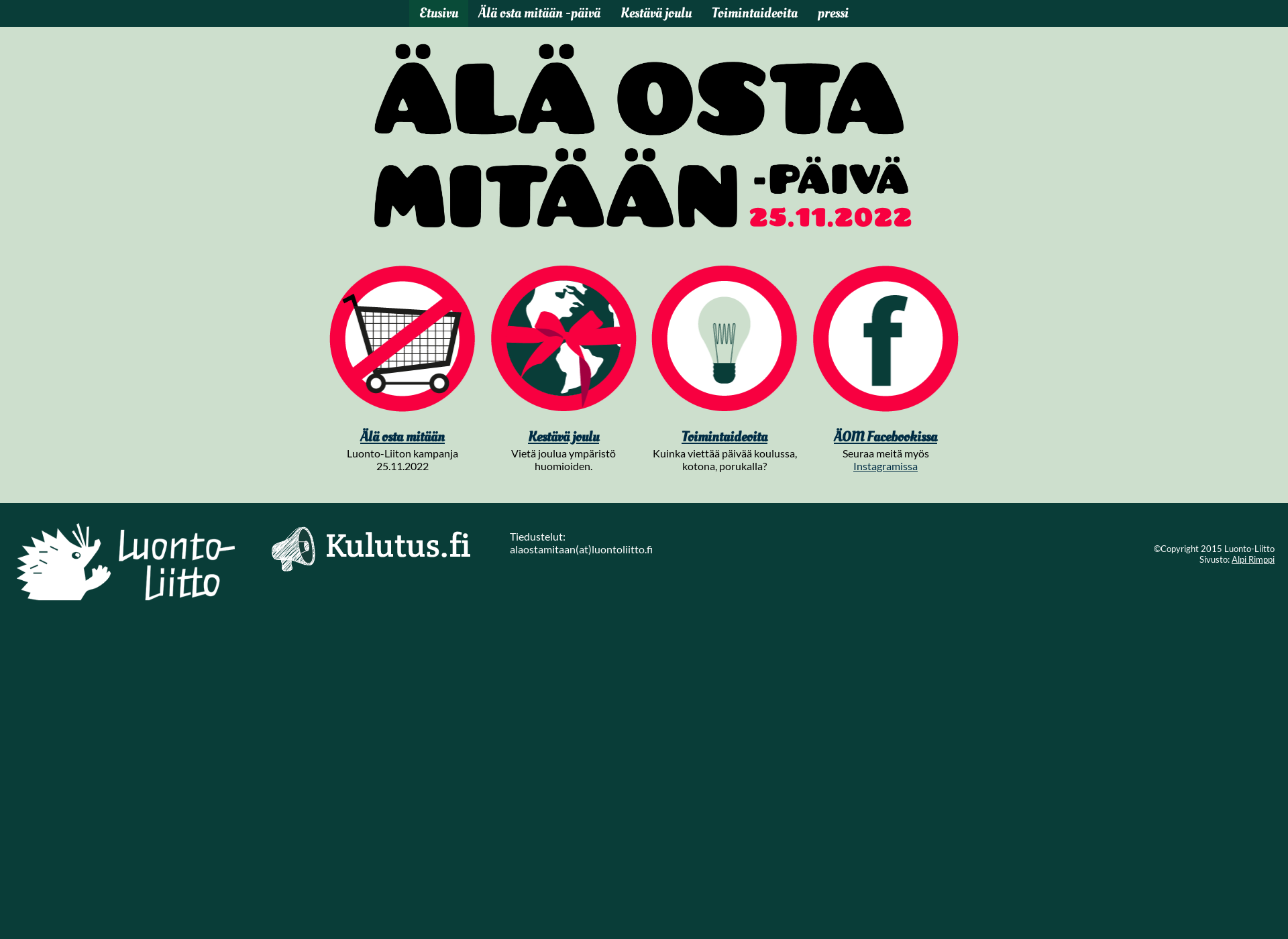 Screenshot for alaosta.fi