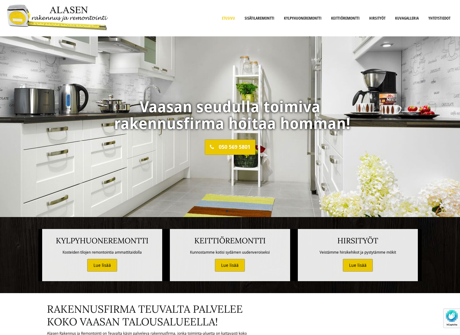 Screenshot for alasenrakennusjaremontointi.fi