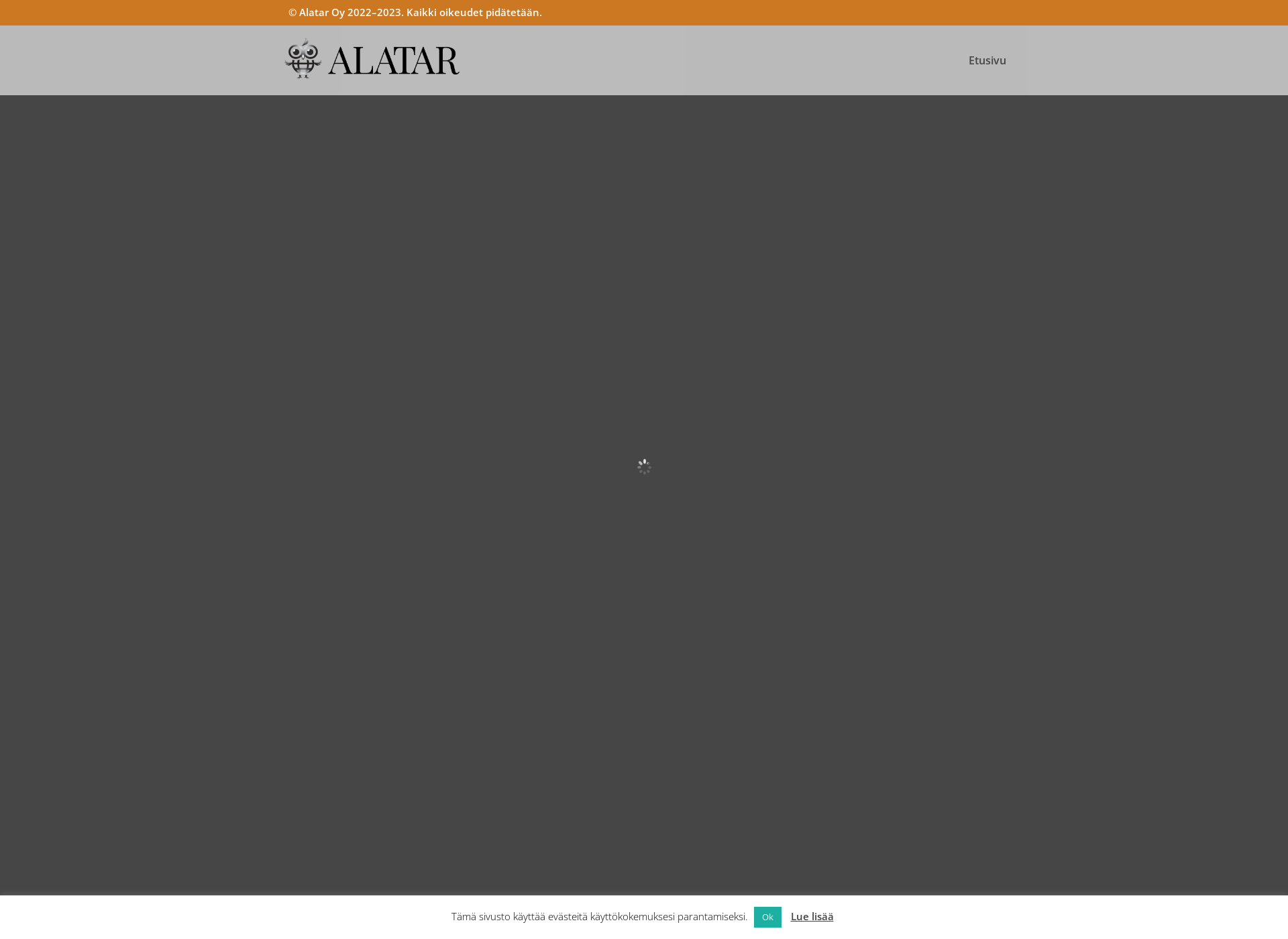 Screenshot for alatar.fi