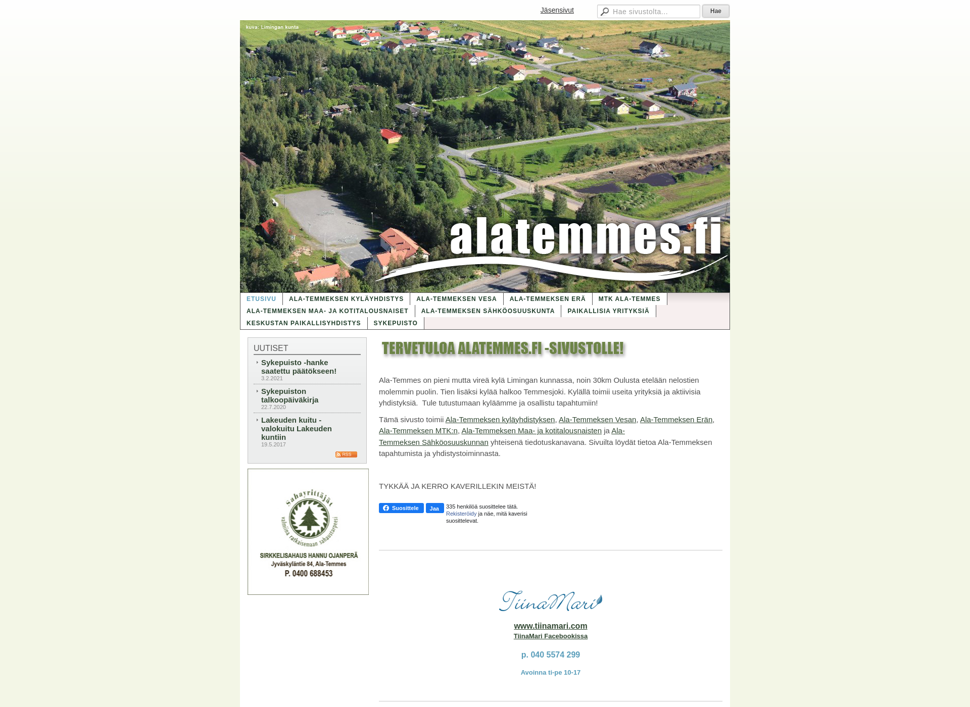 Screenshot for alatemmes.fi