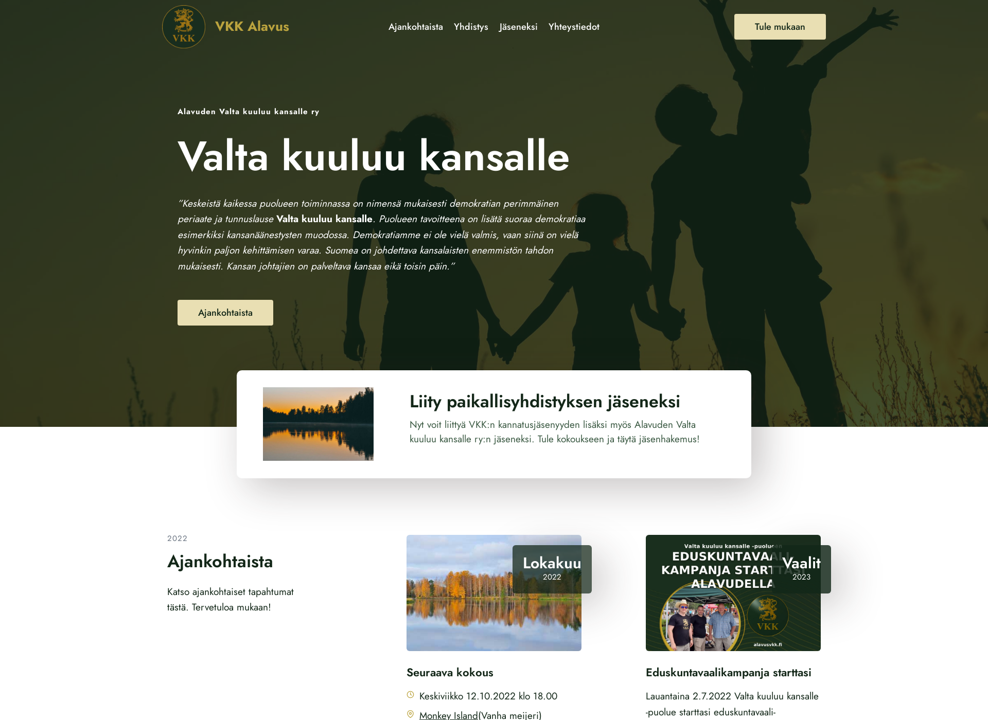 Screenshot for alavusvkk.fi